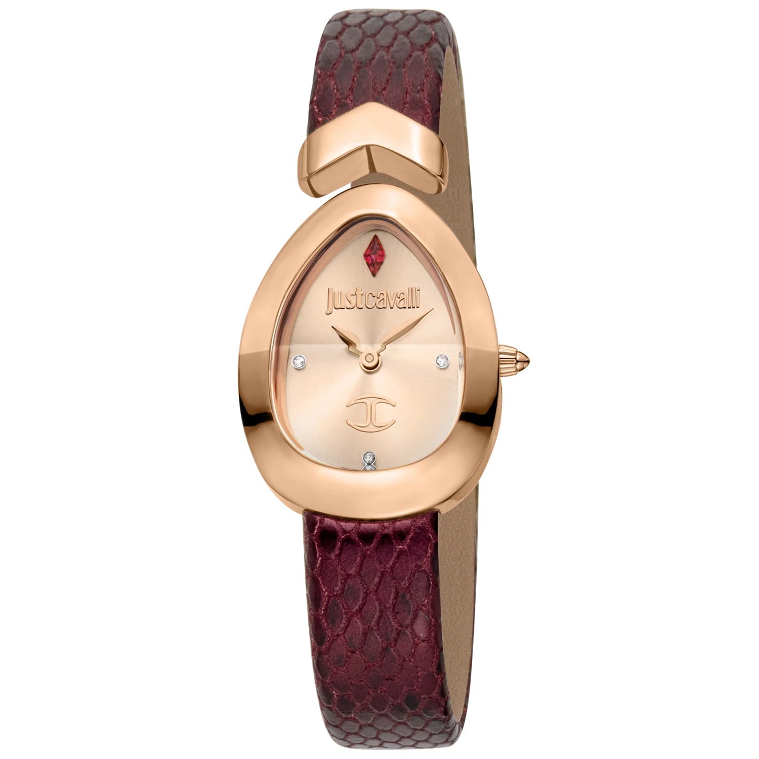 Just Cavalli Women's Diversa Snake Rose gold Dial Watch - JC1L321L0045