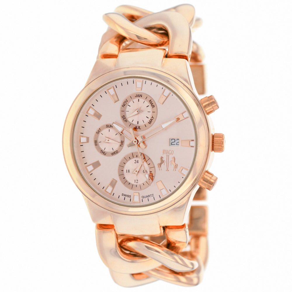 Jivago Women's Lev Rose Gold Dial Watch - JV1224