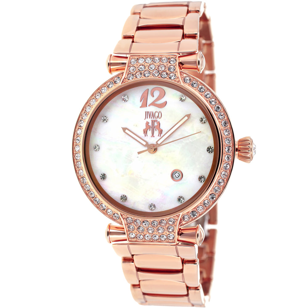 Jivago Women's Bijoux White MOP Dial Watch - JV2218