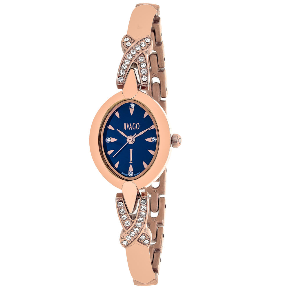 Jivago Women's Via Blue Dial Watch - JV3614