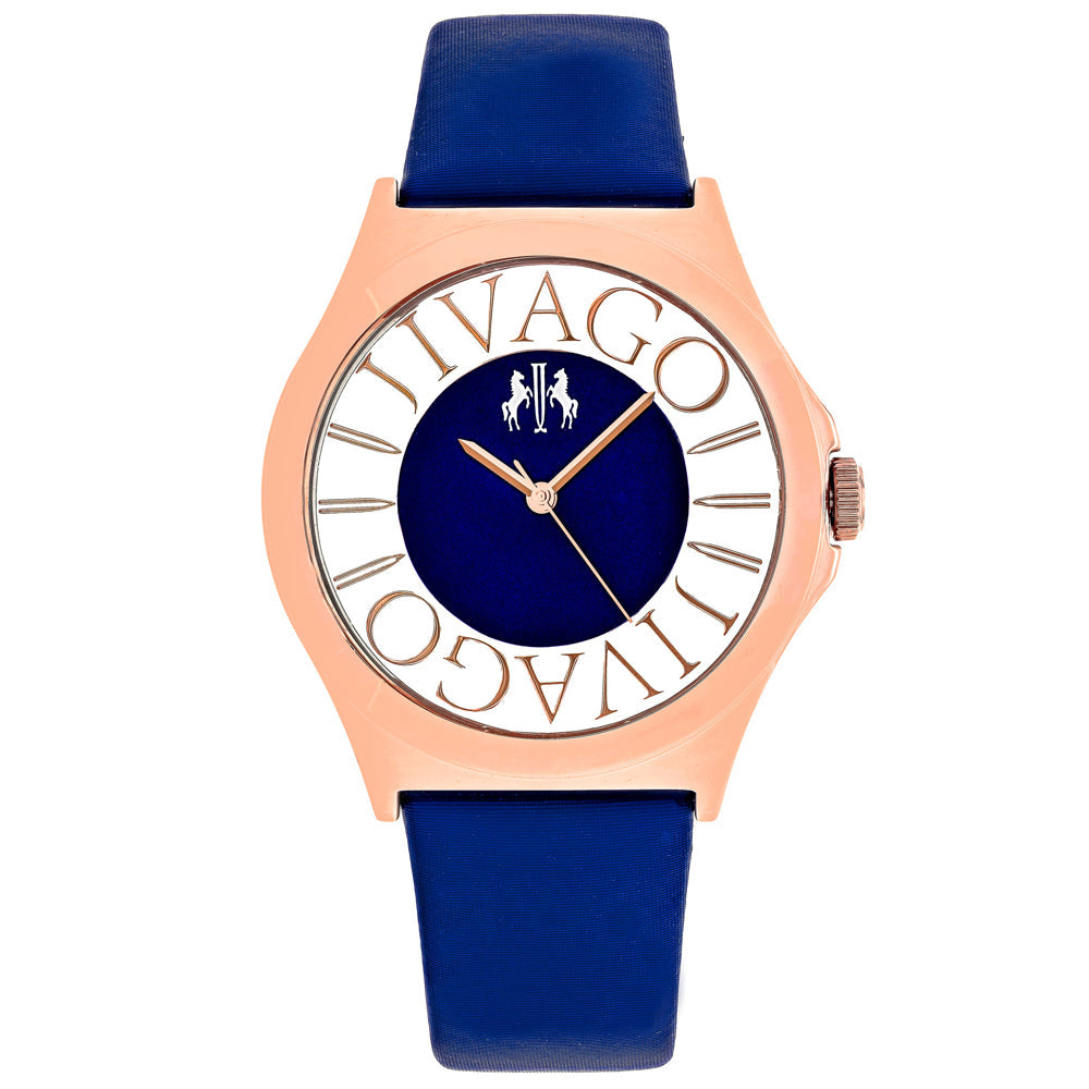 Jivago Women's Fun Blue Dial Watch - JV8435