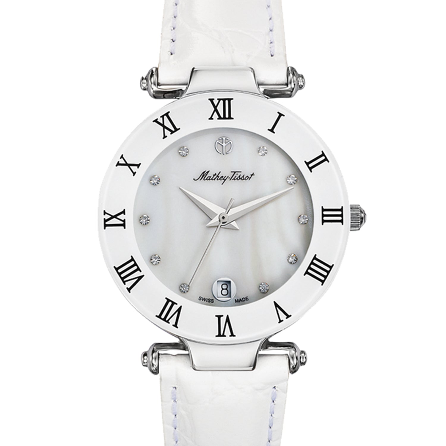 Mathey Tissot Women's Classic White Dial Watch - KB234MA