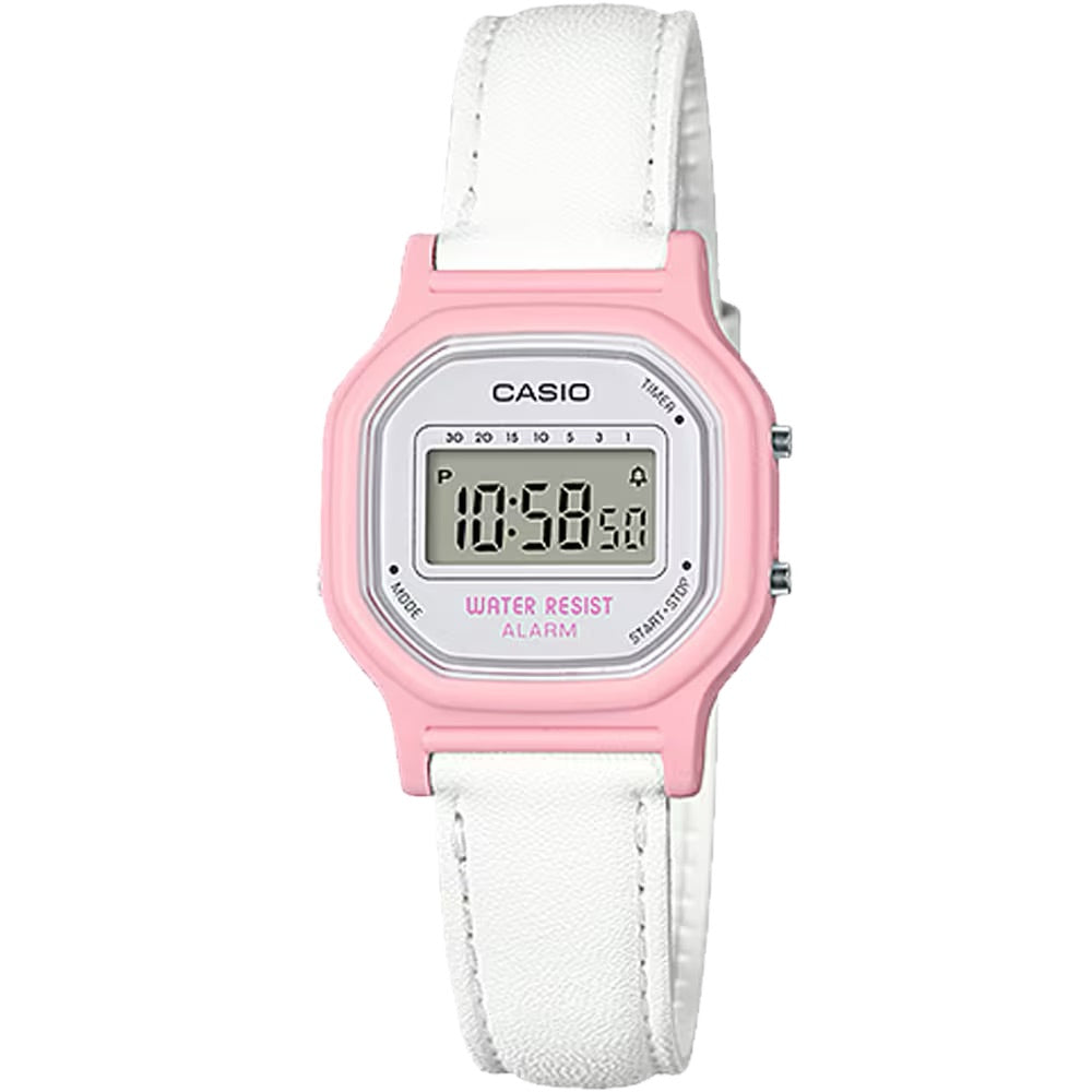 Casio Women's Classic Digital Watch with Pink Leather Band - LA-11WL-4A