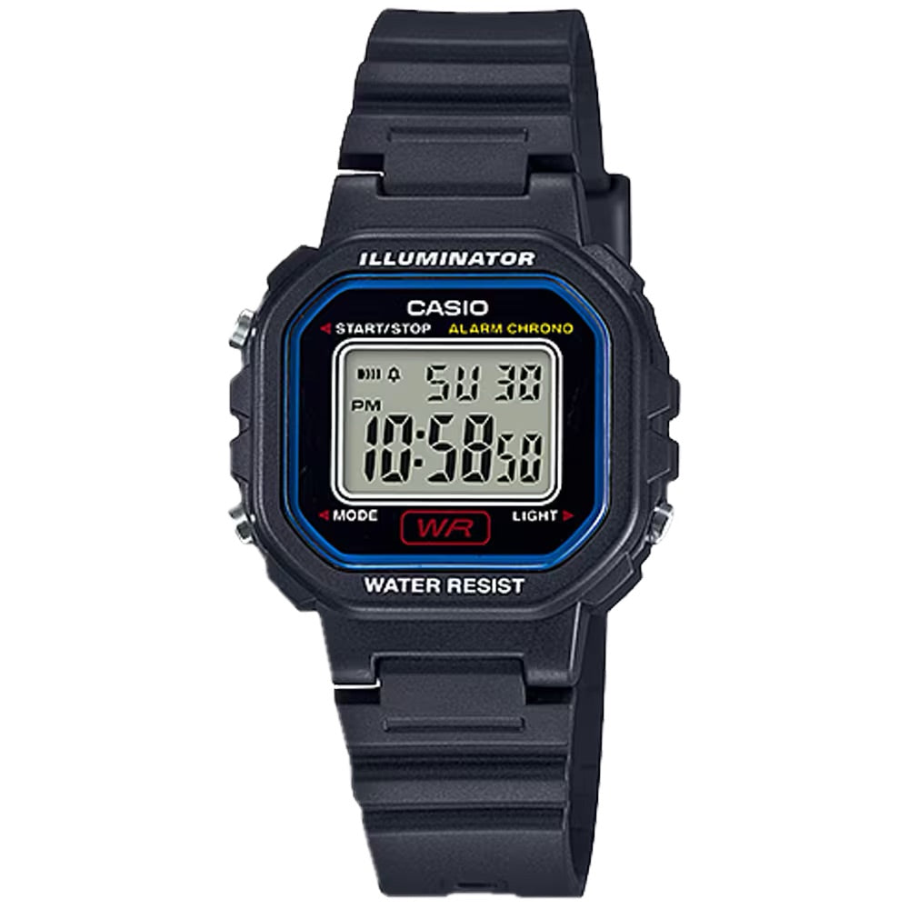 Casio Women's Illuminator Digital Watch with Colorful Case - LA-20WH-1CCF