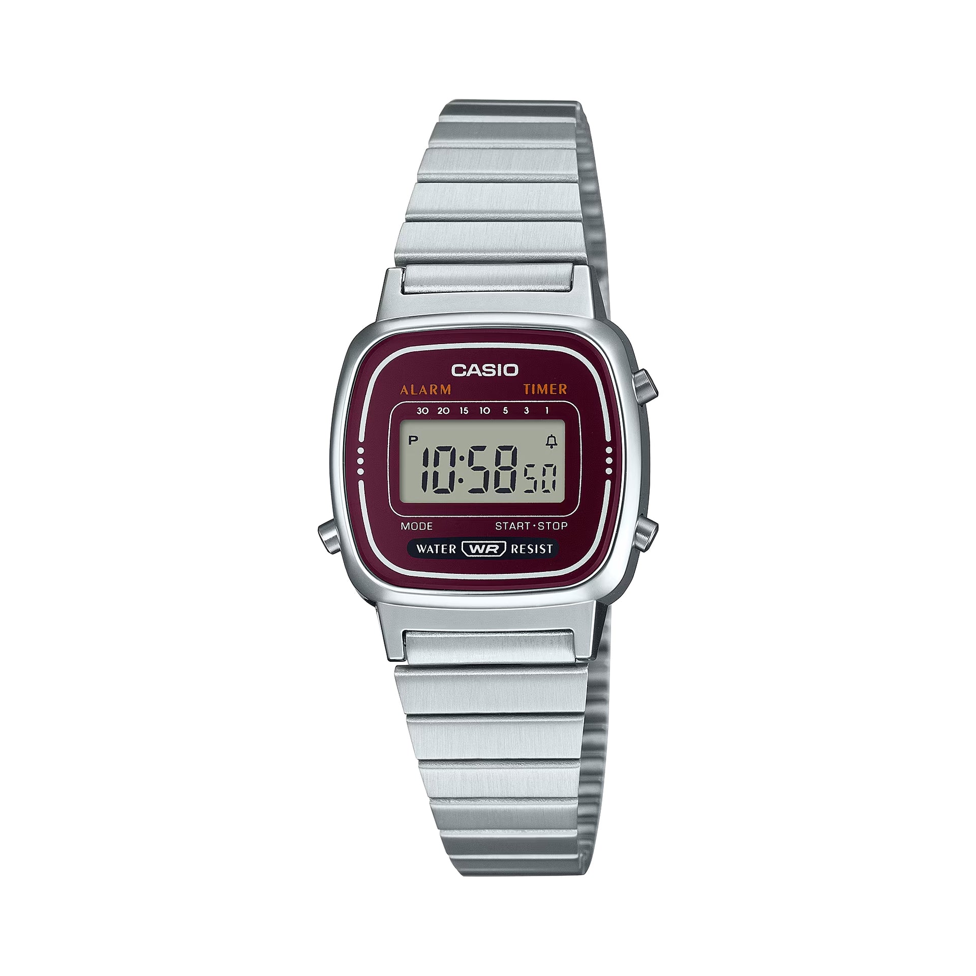 Casio Women's Vintage Digital Stainless Steel Watch - LA-670WA-4D
