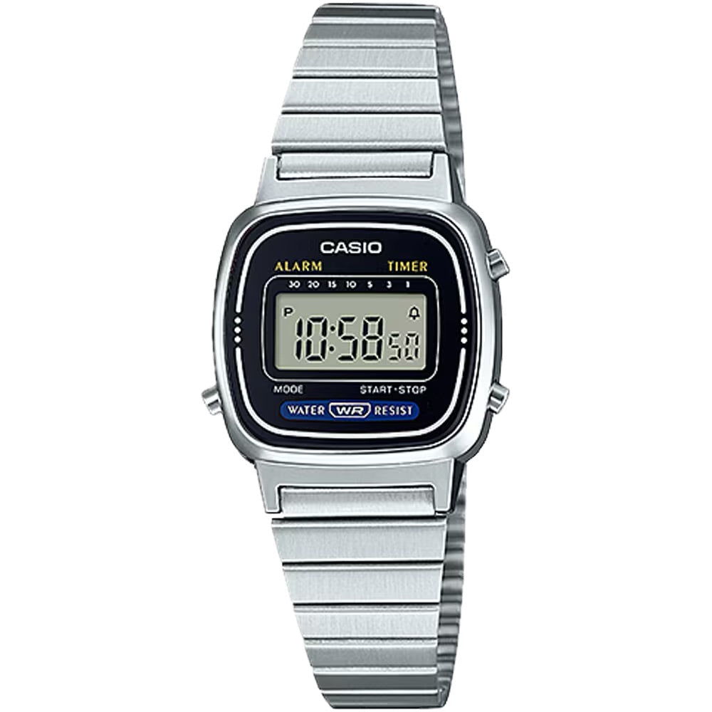 Casio Women's Vintage Digital Stainless Steel Watch - LA-670WA-1