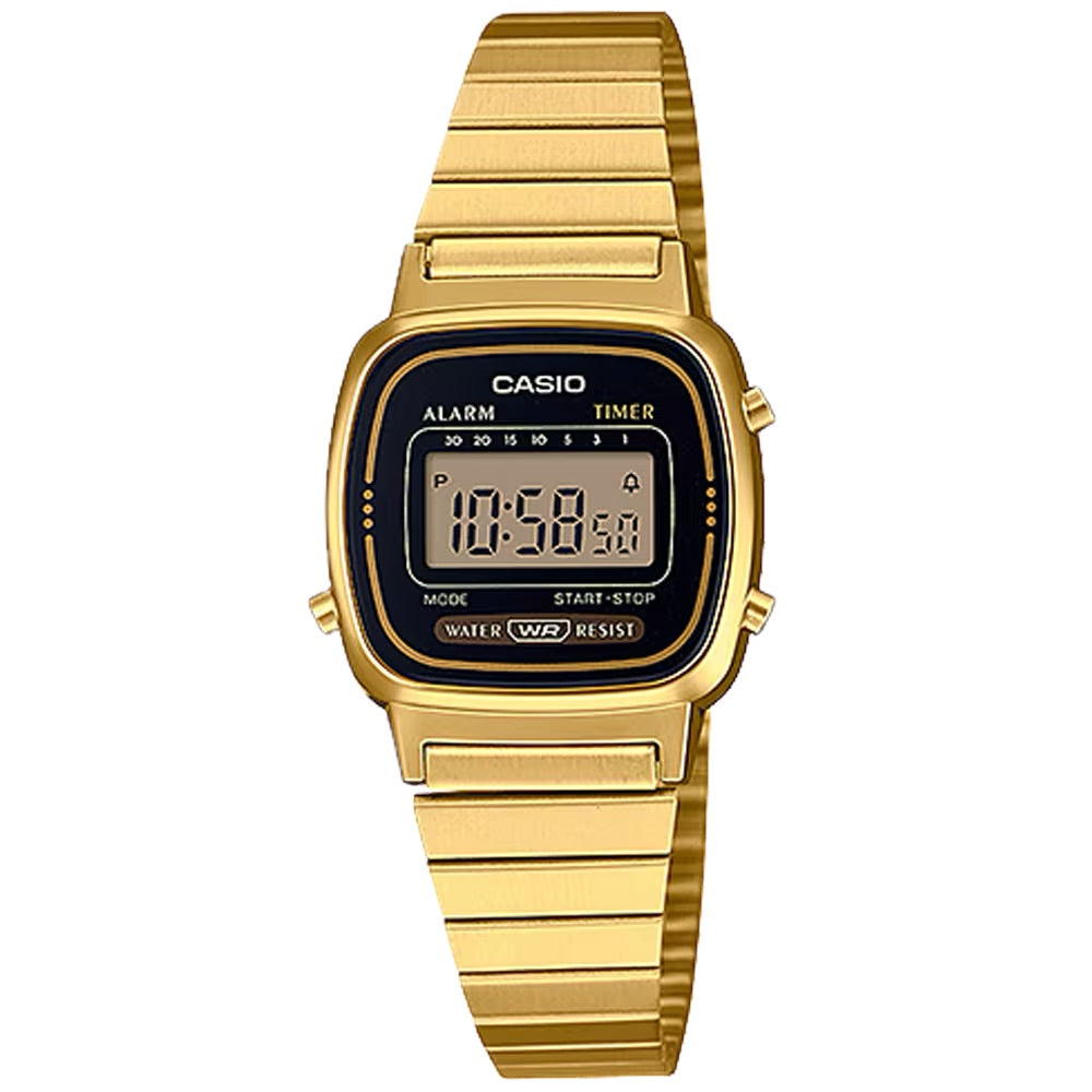 Casio Women's Vintage Digital Gold-Tone Watch - LA-670WGA-1