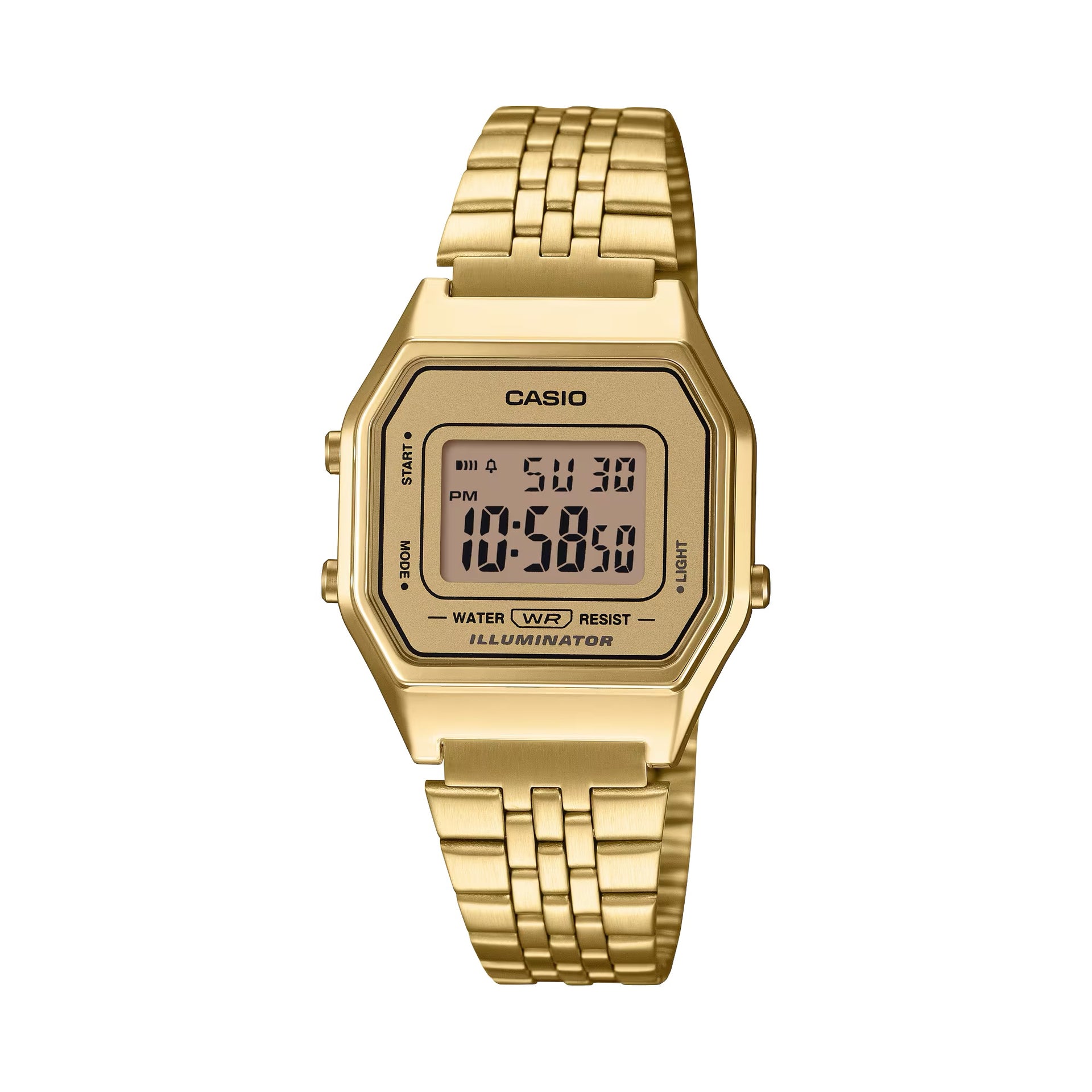 Casio WomenÕs Gold-Tone Digital Watch - LA-680WGA-9DF