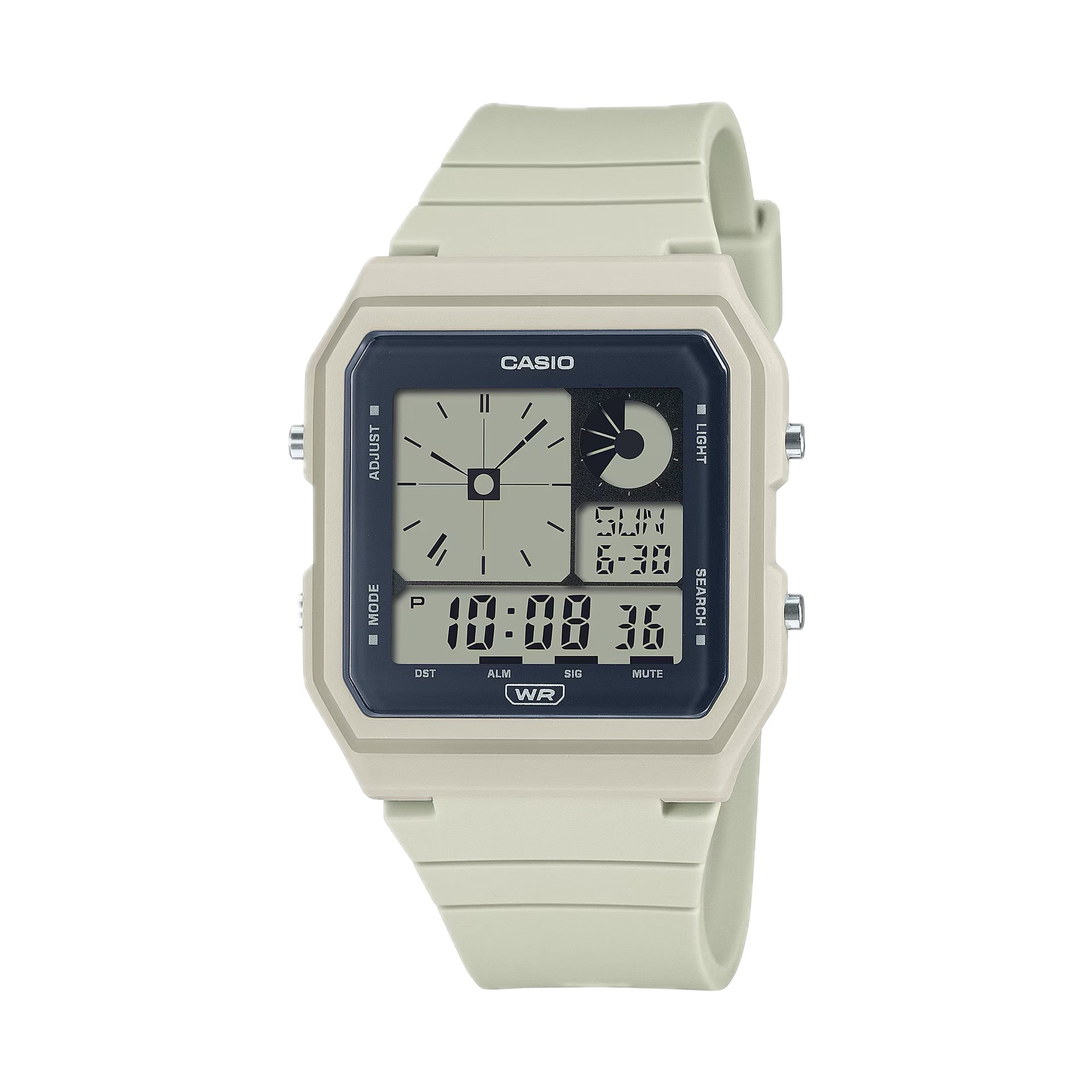 Casio Women's Digital Sport Watch with Beige Case - LF-20W-8ACF