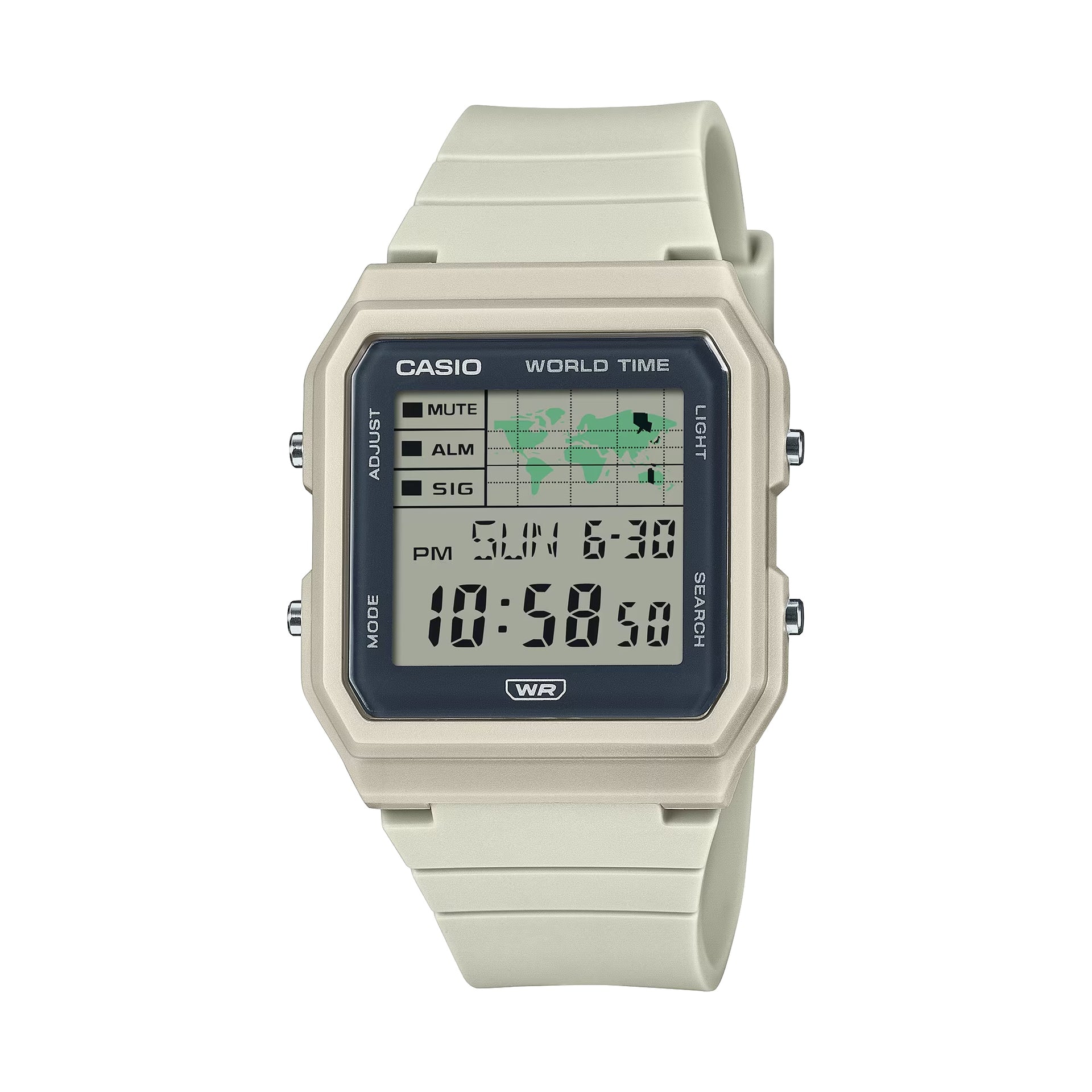 Casio Women's Digital Sport Watch with Beige Case - LF-30W-8ACF
