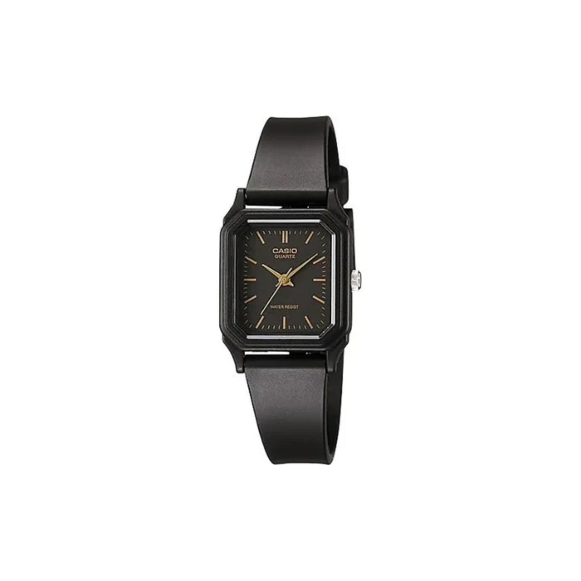 Casio WomenÕs Black Analog Watch Black Dial - LQ-142-1EDF