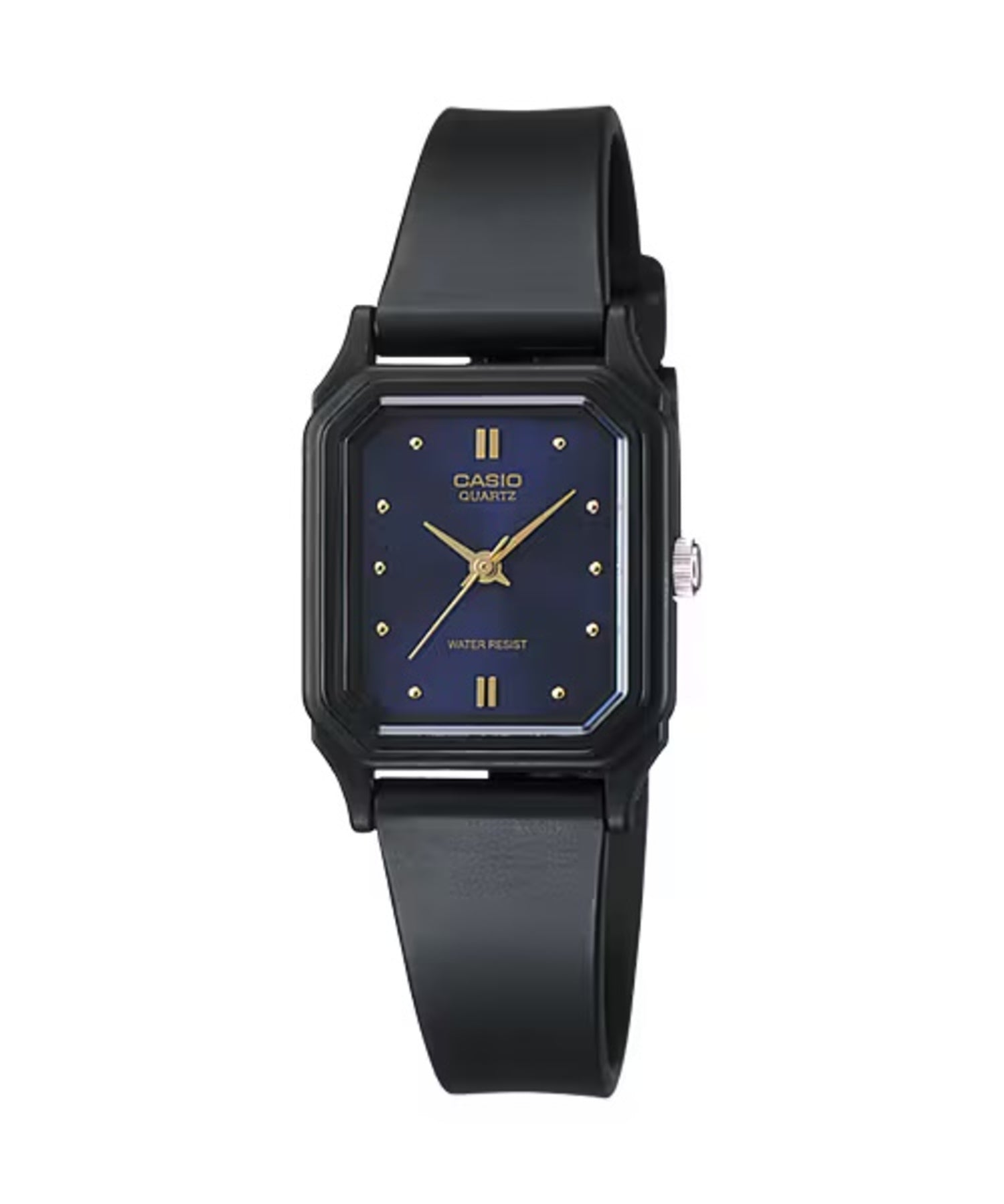 Casio WomenÕs Black Watch with Blue Dial - LQ-142E-2A
