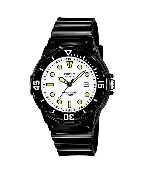 Casio WomenÕs Black Watch with White Dial Ð LRW-200H-7E1V