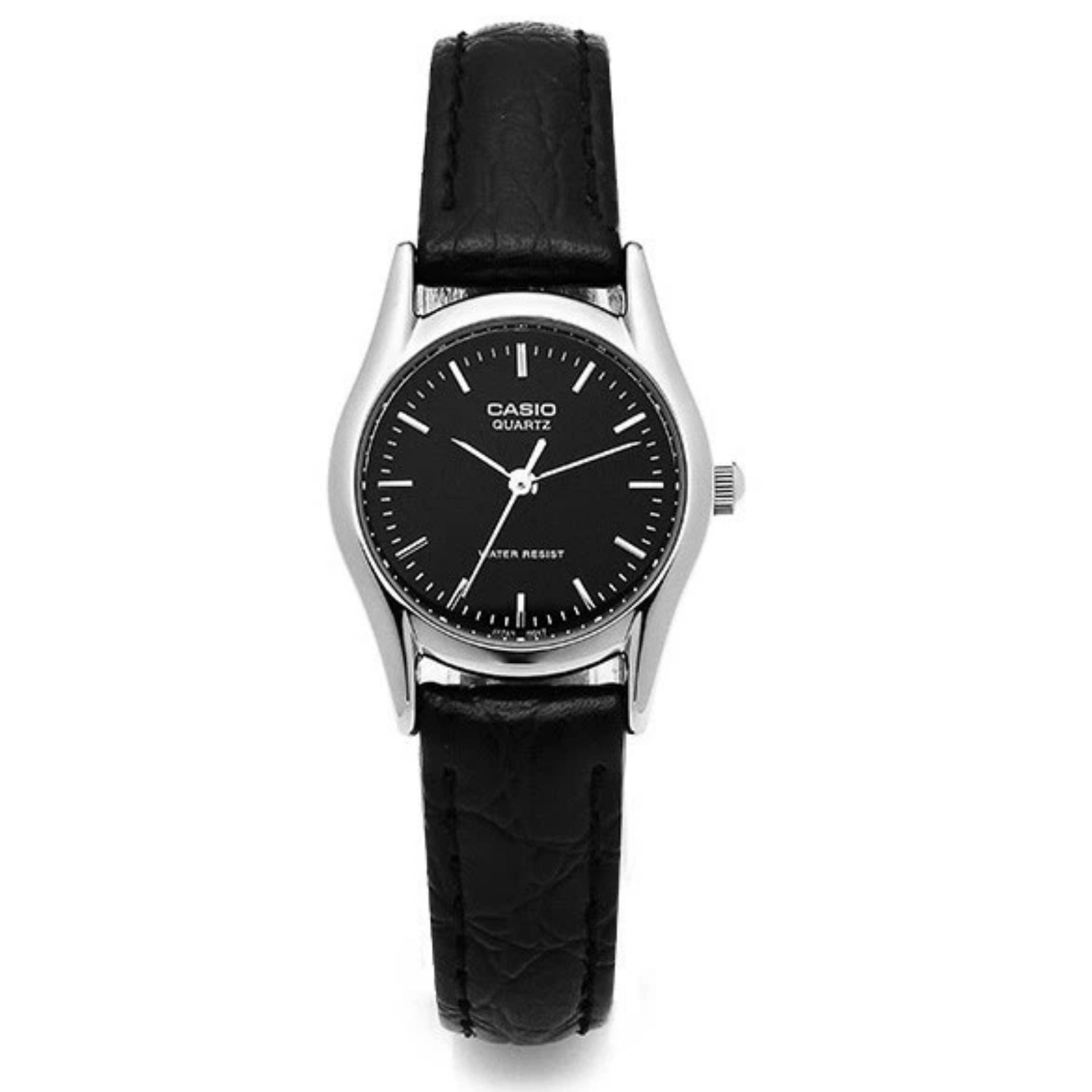 Casio WomenÕs Black Analog Watch with Black Dial - LTP-1094E-1ARDF