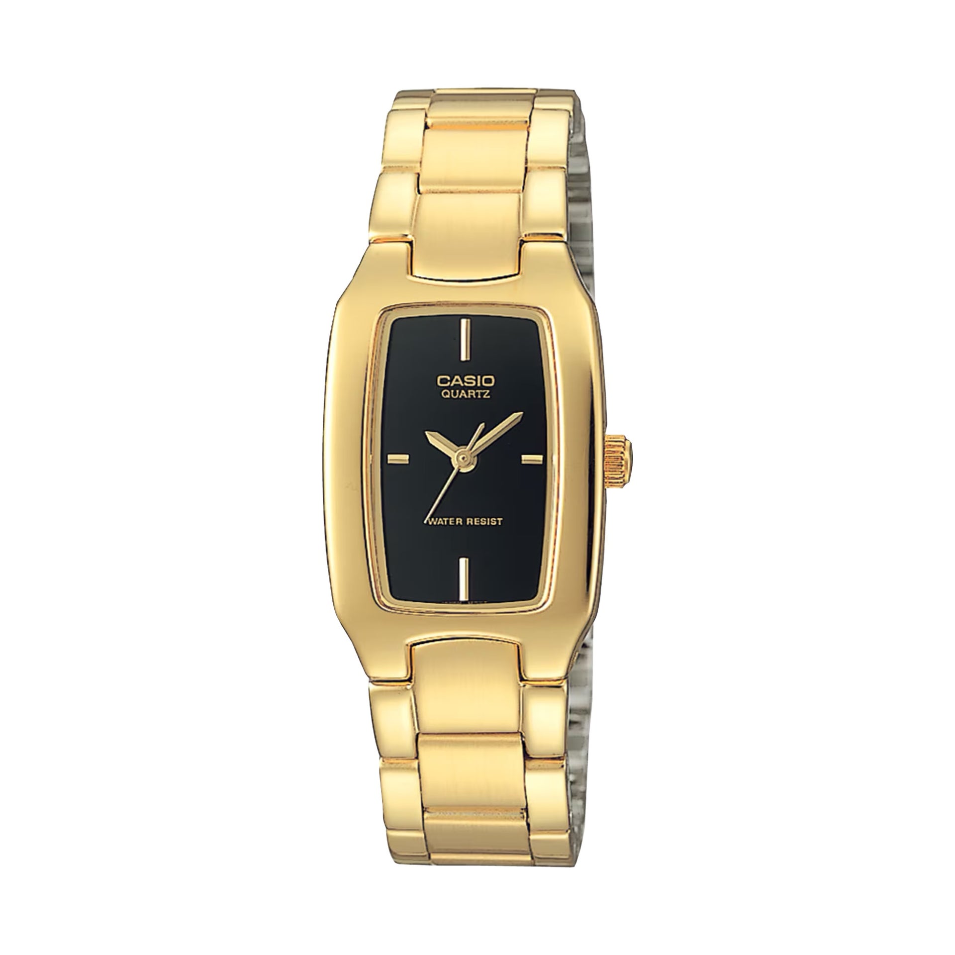 Casio WomenÕs Gold-Tone Black Dial Stainless Steel Watch - LTP-1165N-1C-NOBX-EW