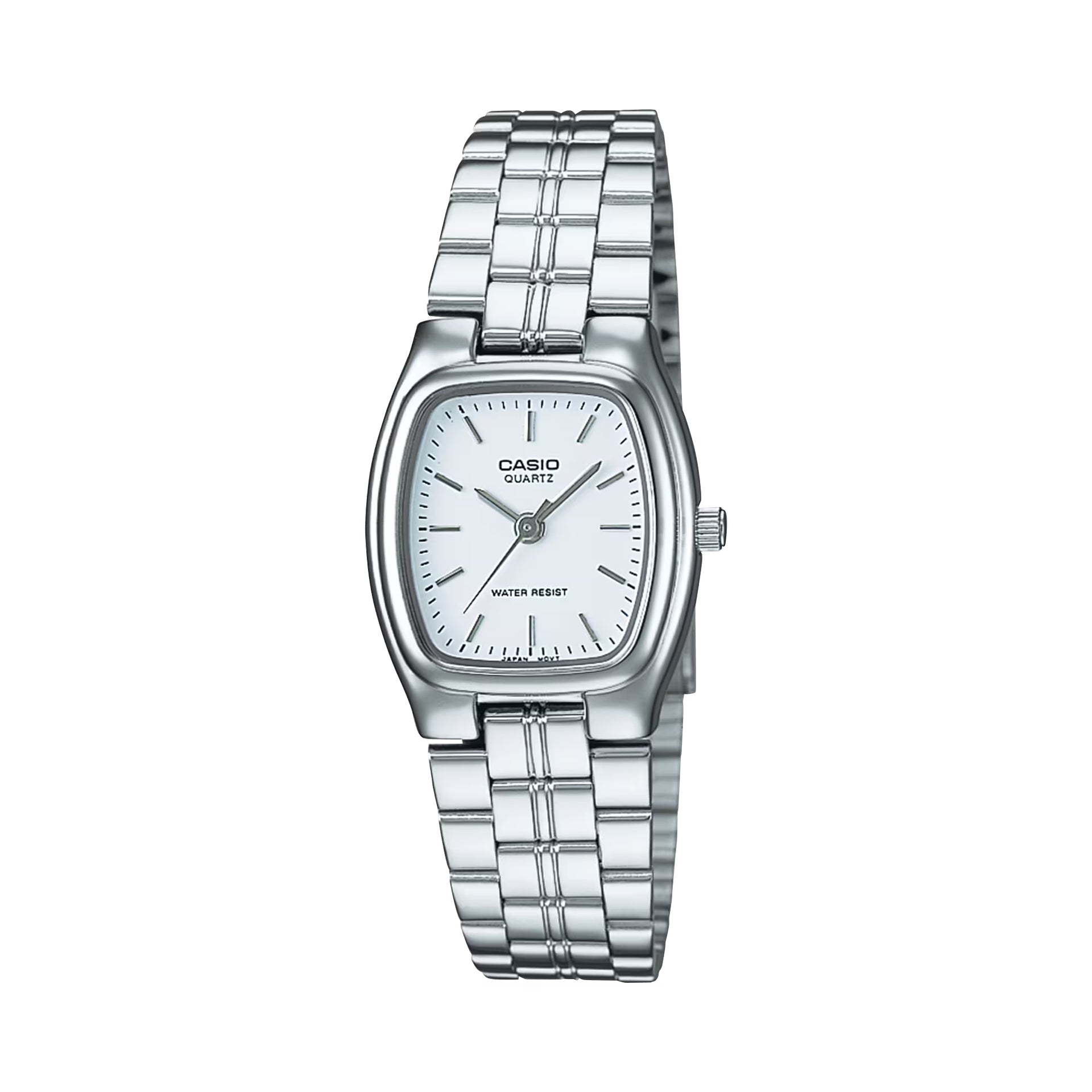 Casio WomenÕs White Dial Analog Watch with Stainless Steel Bracelet - LTP-1169D-7A