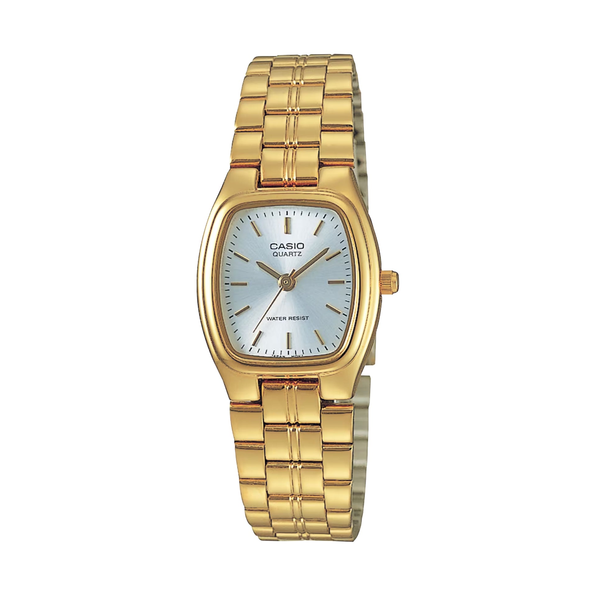 Casio Women’s Gold Analog Watch Silver Dial Steel Bracelet - LTP-1169N-7A
