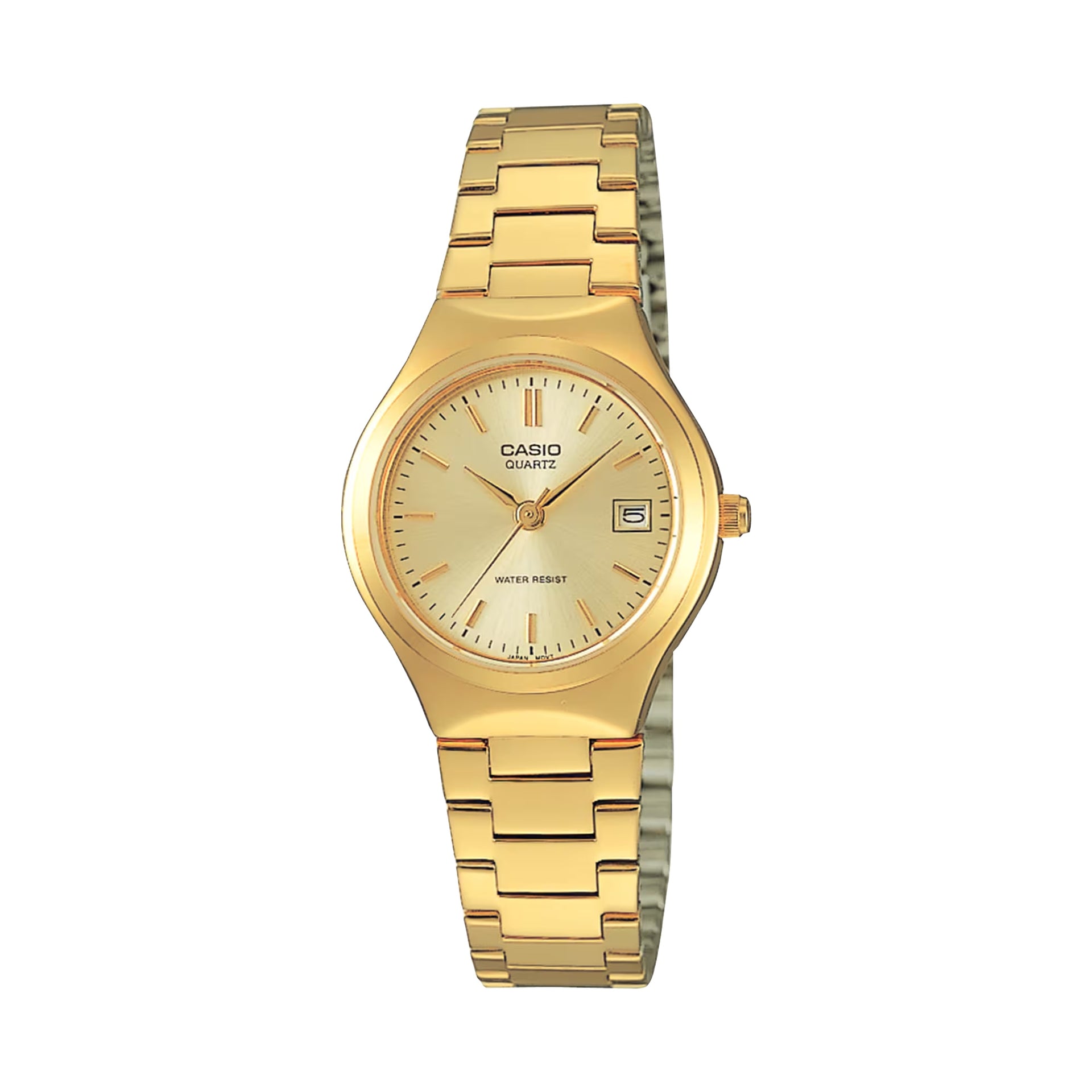 Casio WomenÕs Gold Analog Watch Gold Dial Steel Bracelet - LTP-1170N-9A