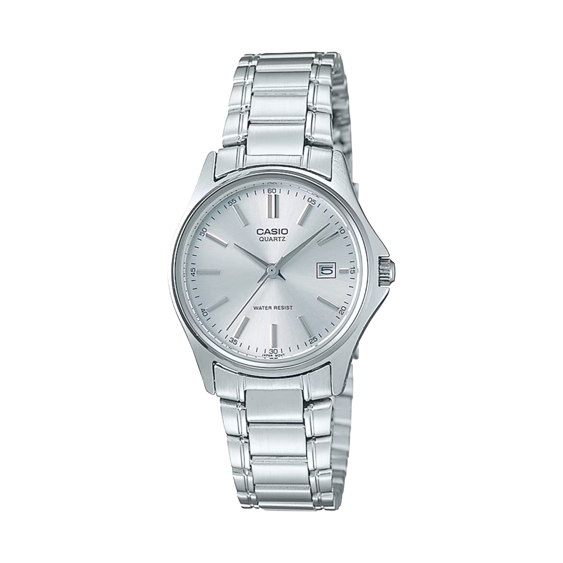 Casio WomenÕs Silver Dial Analog Watch with Stainless Steel Bracelet - LTP-1183A-7A