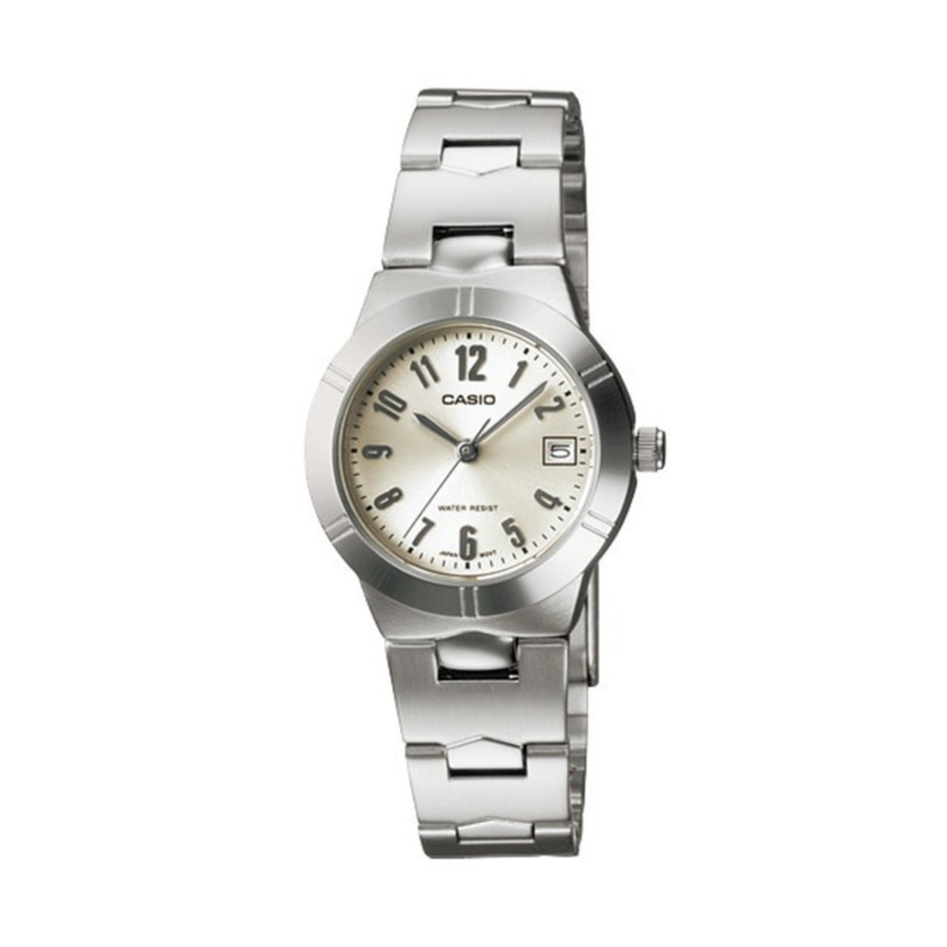 Casio WomenÕs Champagne Dial Analog Watch with Stainless Steel Bracelet - LTP-1241D-7A2D