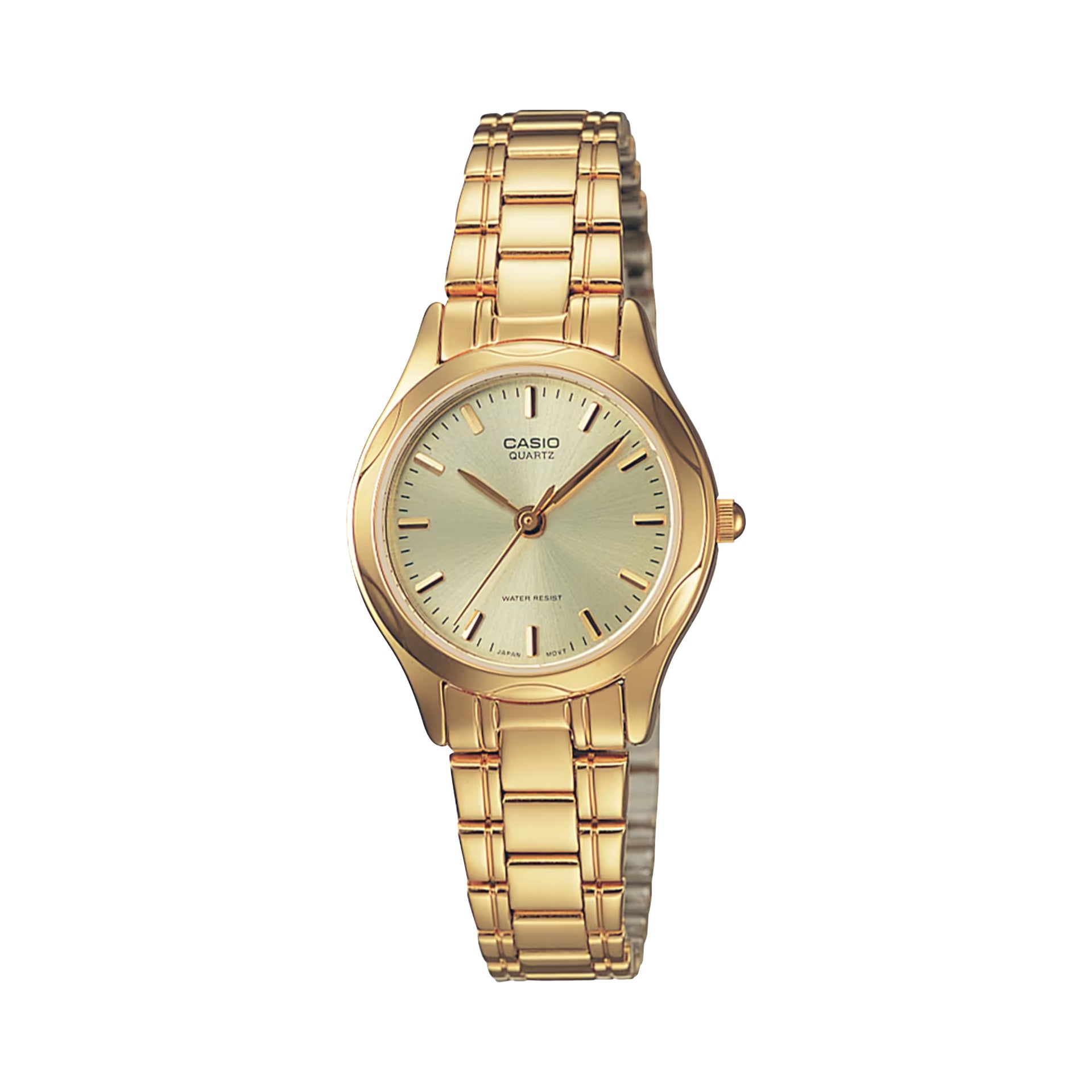 Casio Women’s Gold Tone Stainless Steel Analog Watch with Champagne Dial - LTP-1275G-9A