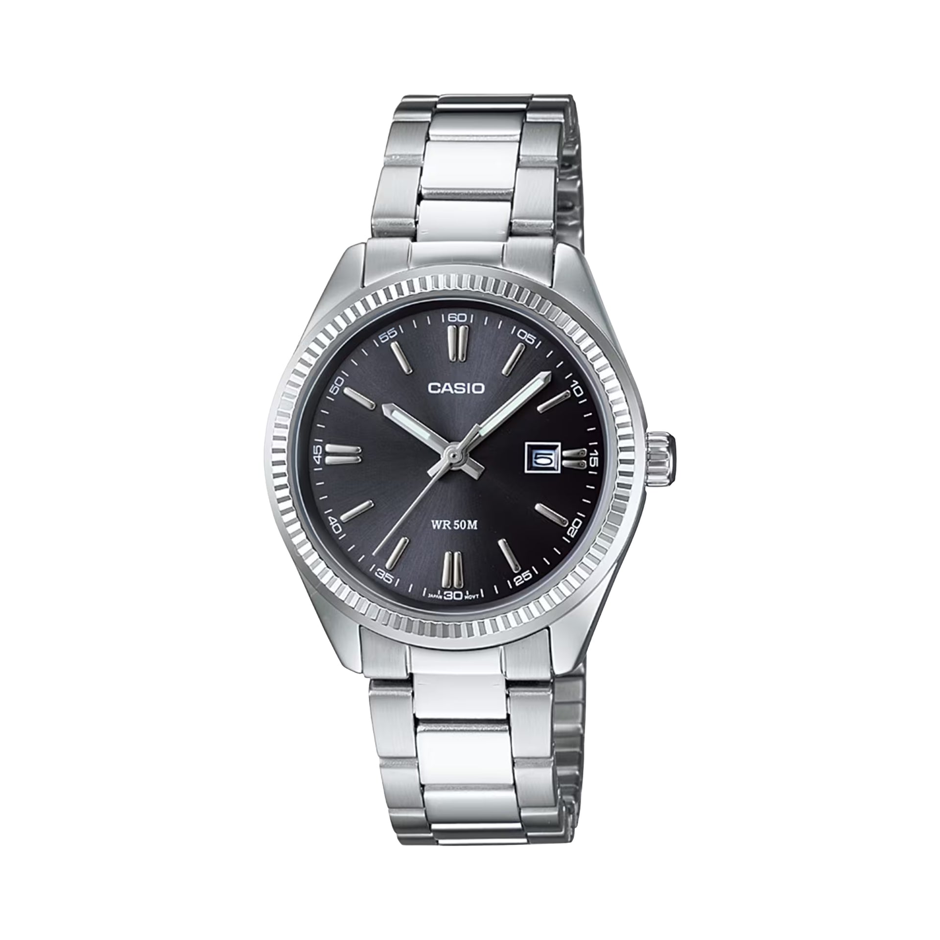 Casio Women’s Classic Stainless Steel Black Dial Analog Watch - LTP-1302D-1A1V