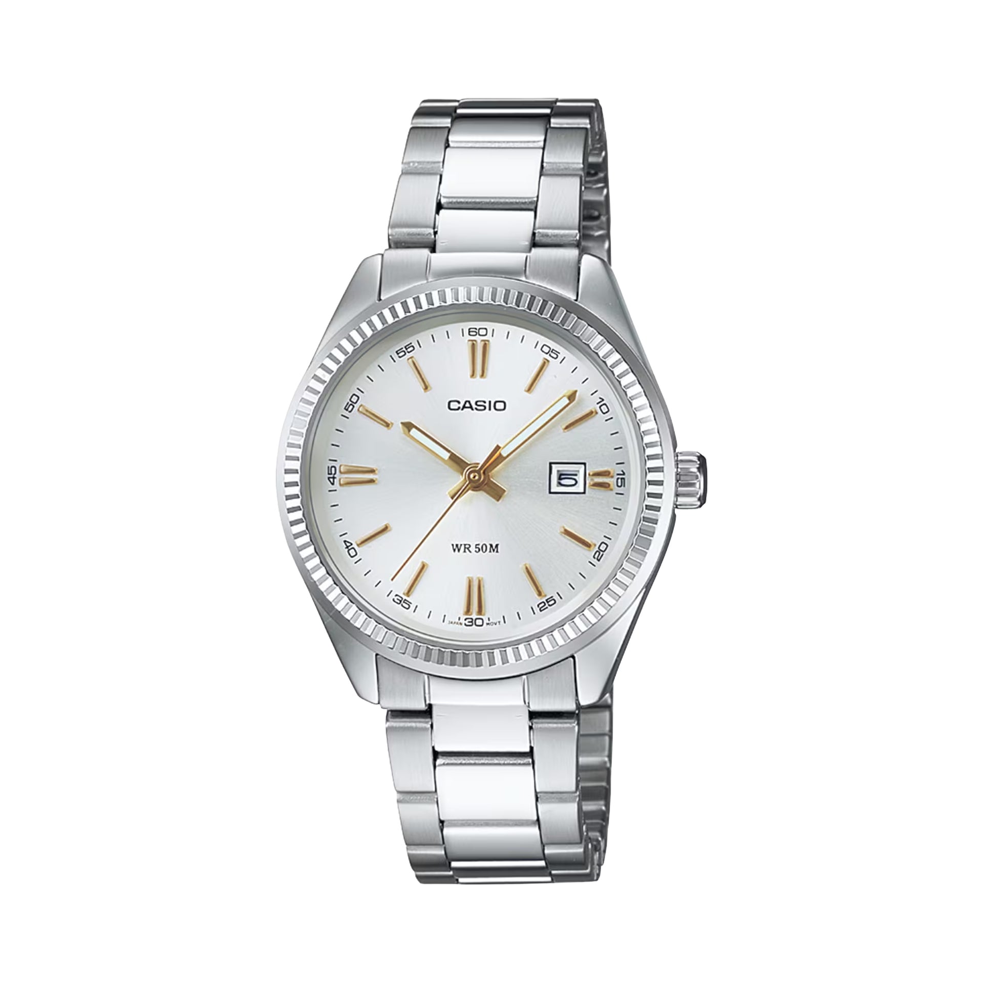 Casio Women’s Classic Silver Dial Stainless Steel Analog Watch - LTP-1302D-7A2V