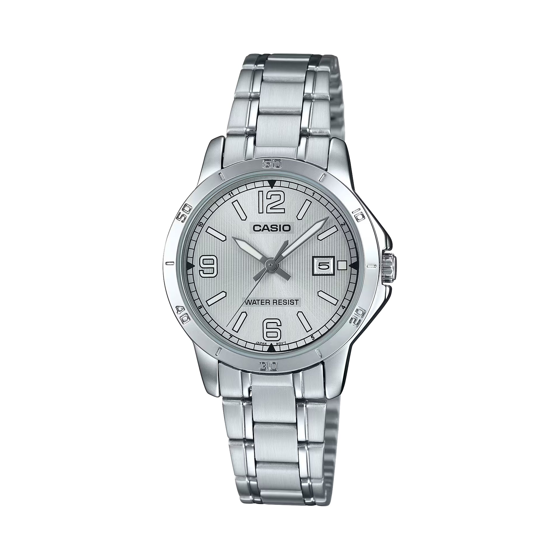 Casio Women’s Silver Dial Stainless Steel Analog Watch - LTP-V004D-7B2UDF