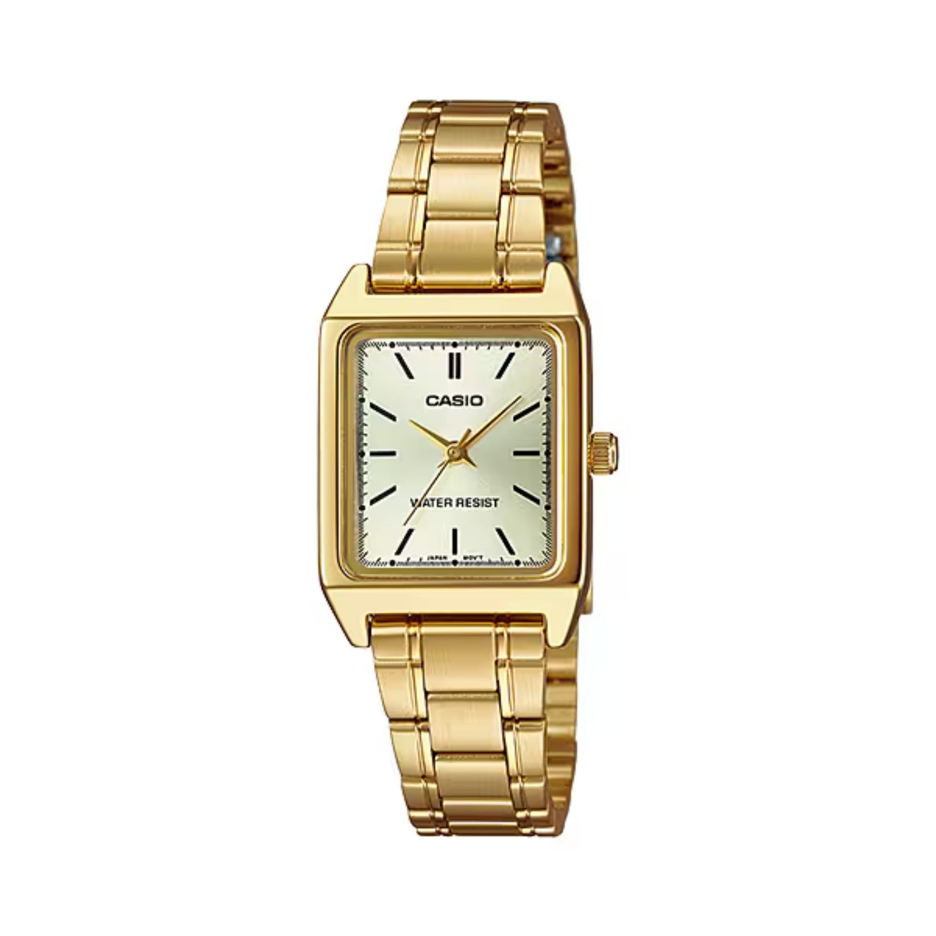 Casio WomenÕs Gold Analog Watch Champagne Dial Steel Bracelet - LTP-V007G-9EUDF