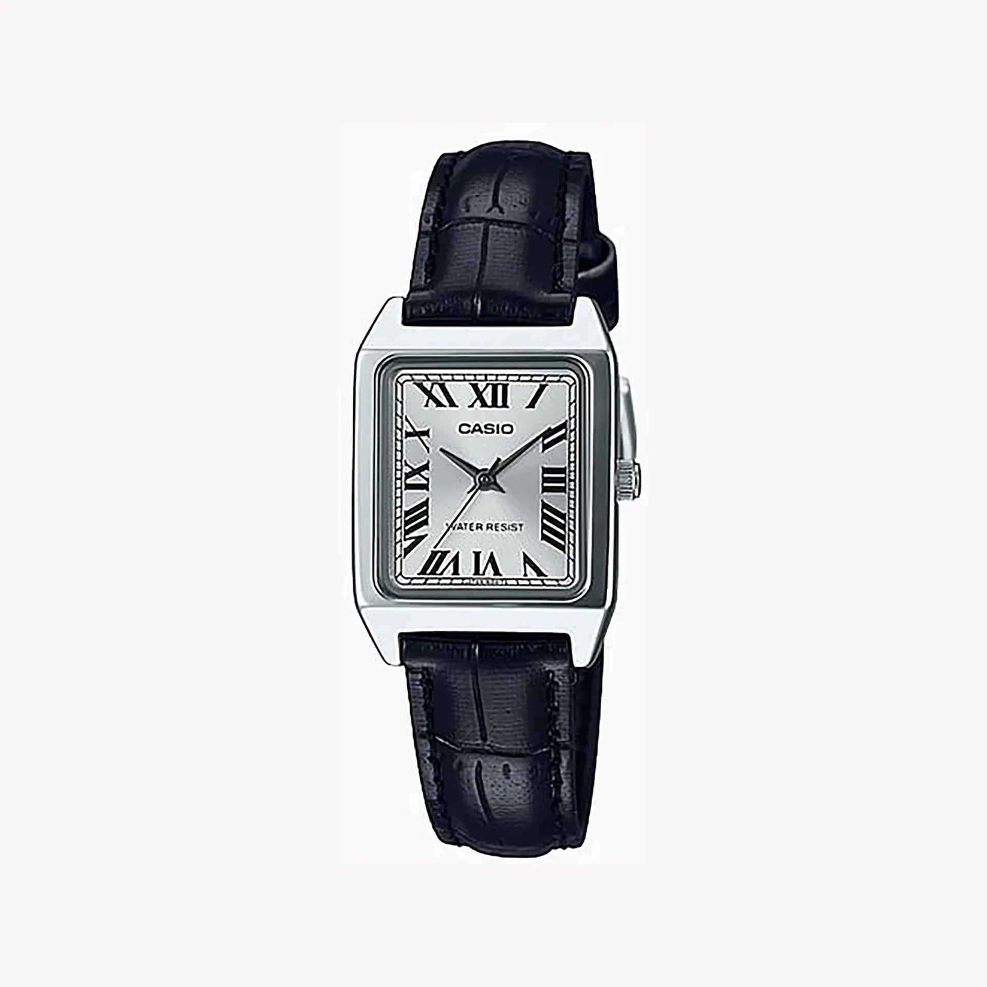 Casio Women's Black Analog Watch with Silver Dial - LTP-V007L-7B1UDF