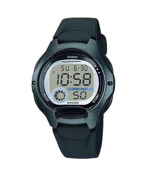 Casio Women's Digital Sport Resin Strap Watch - LW-200-1BV