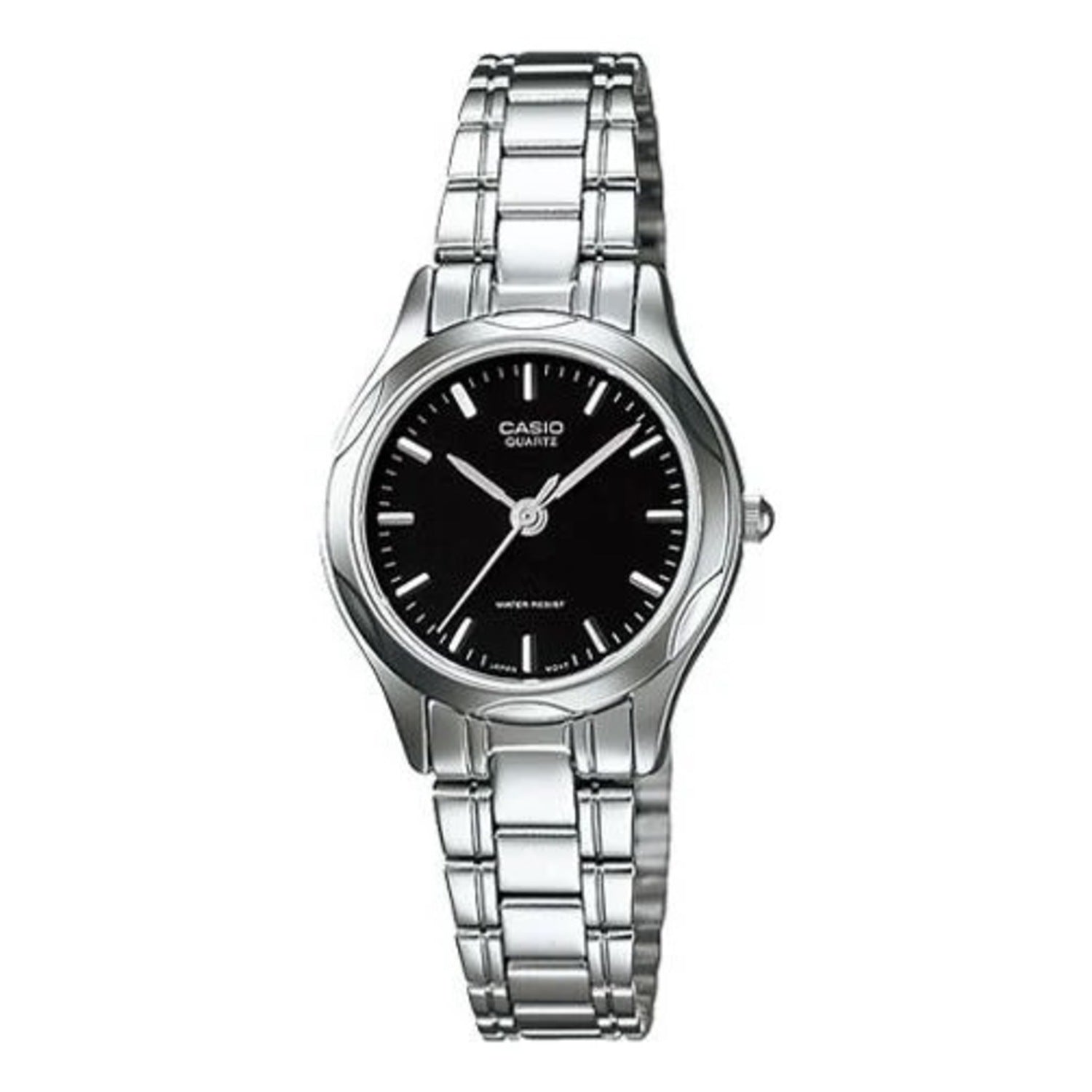 Casio WomenÕs Black Dial Stainless Steel Bracelet Watch - Casio_LTP_1275D_1A