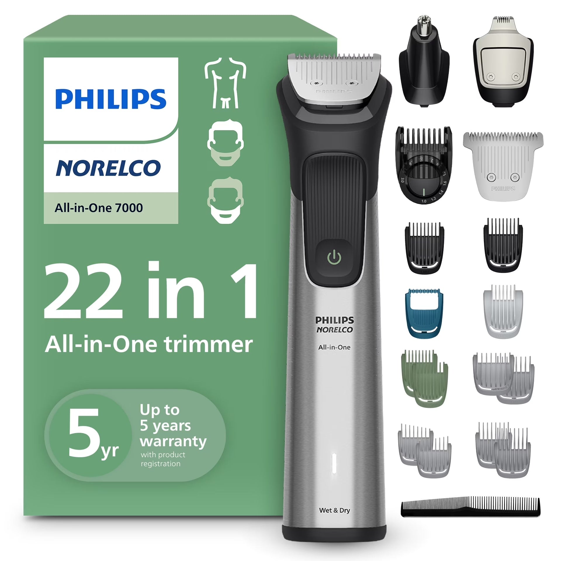 Philips Norelco All-in-One 7000 Series Grooming Kit - MG7965-49