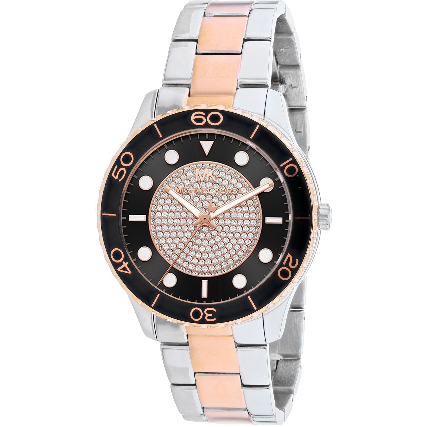 Michael Kors Women's Runway Black Dial Watch - MK6960