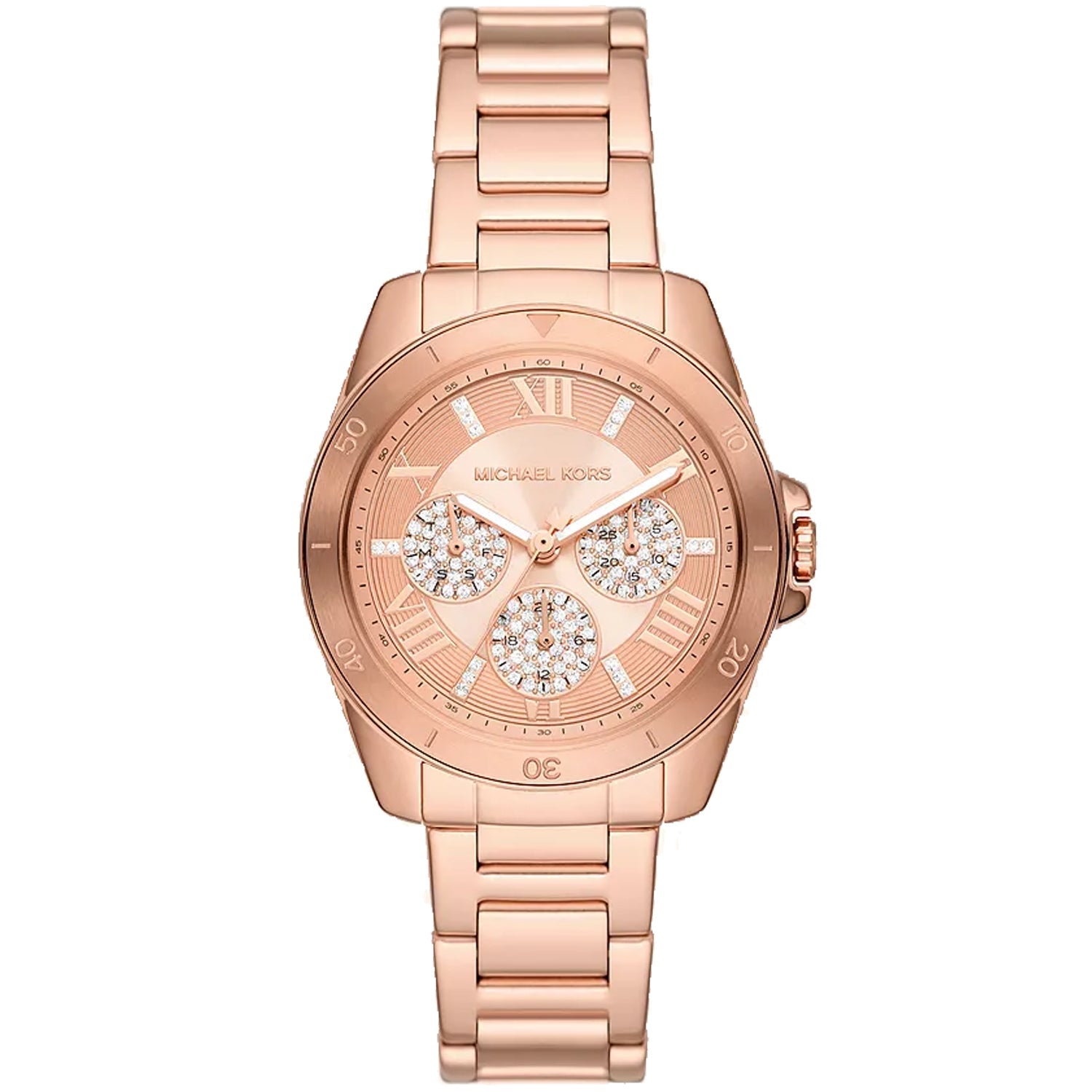 Michael Kors Women's Mini Alek Rose gold Dial Watch - MK7264