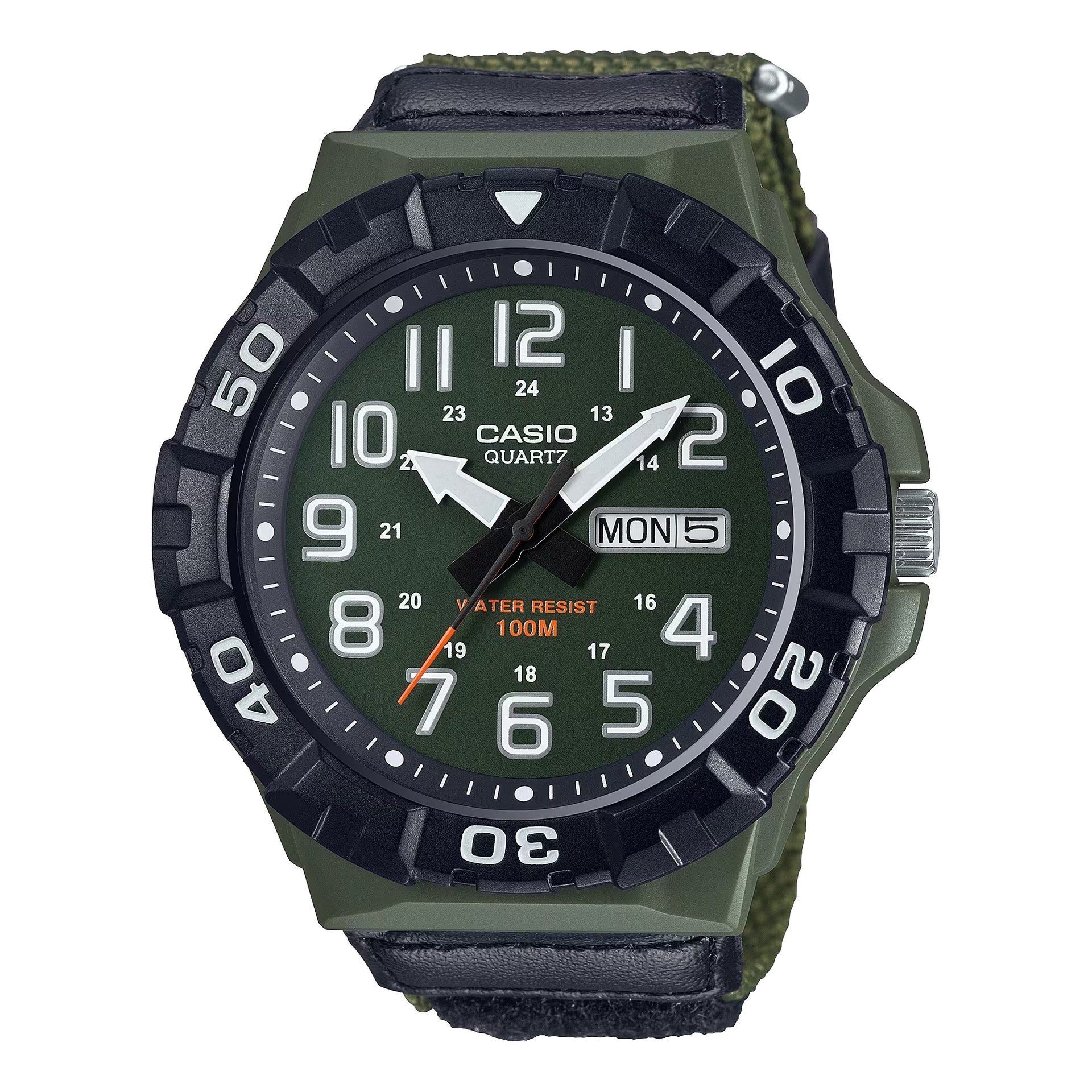 Casio Men's Oversized Sport Watch with Green Dial - MRW-210HB-3BV