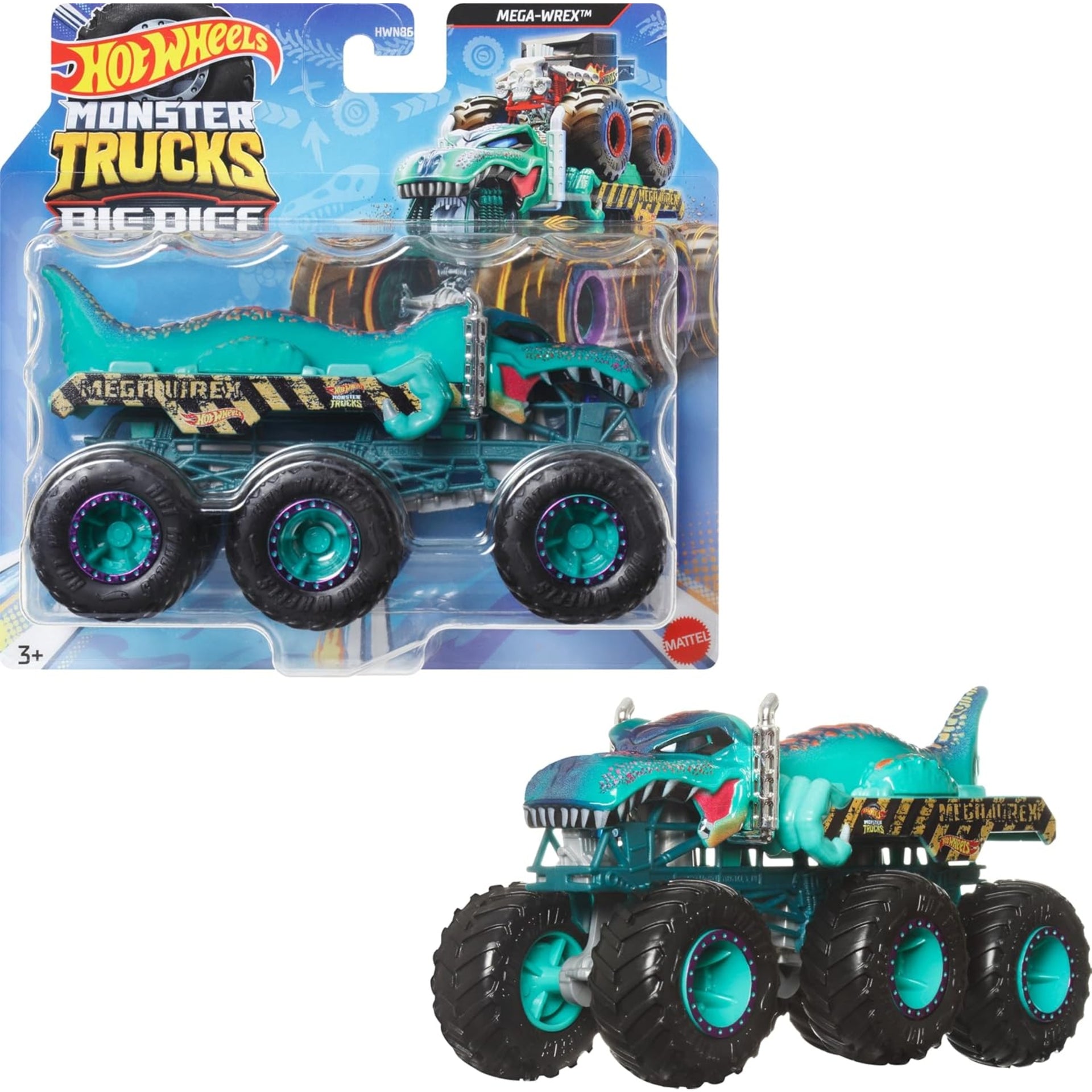 Hot Wheels Monster Trucks Big Rigs 1:64 Scale Mystery Random Assortment