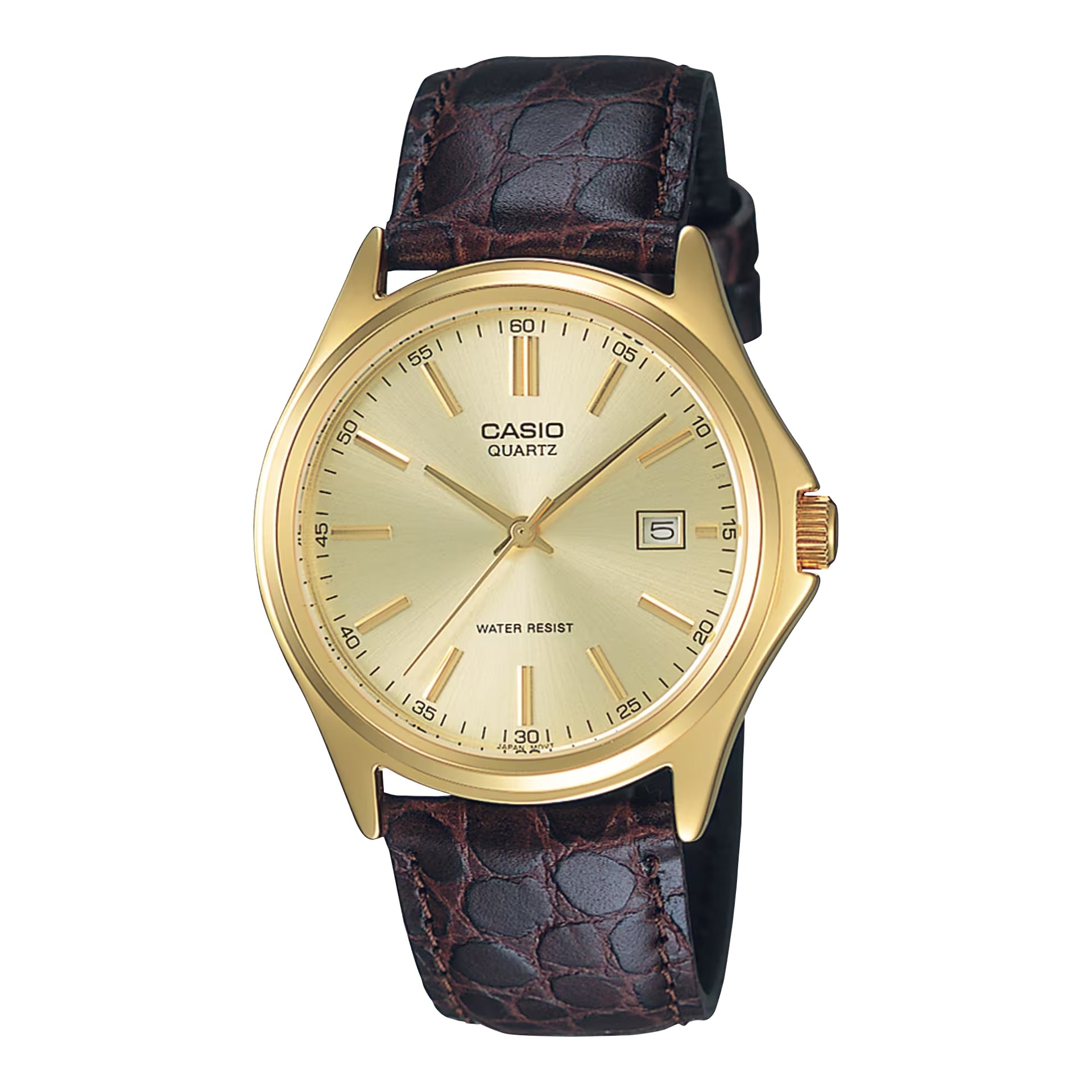 Casio Men’s Gold Tone Analog Watch with Champagne Dial - MTP-1183Q-9A