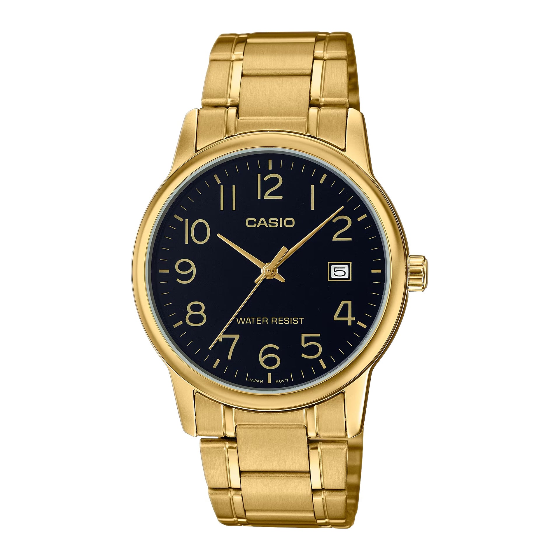 Casio MenÕs Gold-Tone Dress Watch - MTP-V002G-1BUDF
