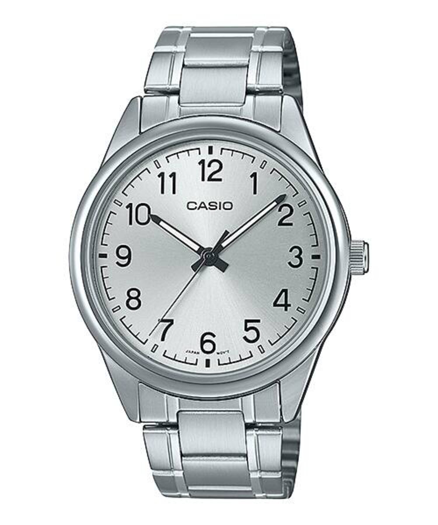 Casio MenÕs Silver Watch with Silver Dial - MTP-V005D-7B4UDF