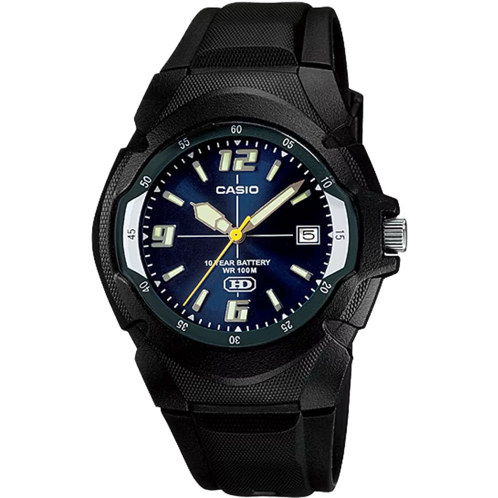 Casio Men's Sport Watch with Blue Dial - MW-600F-2AV