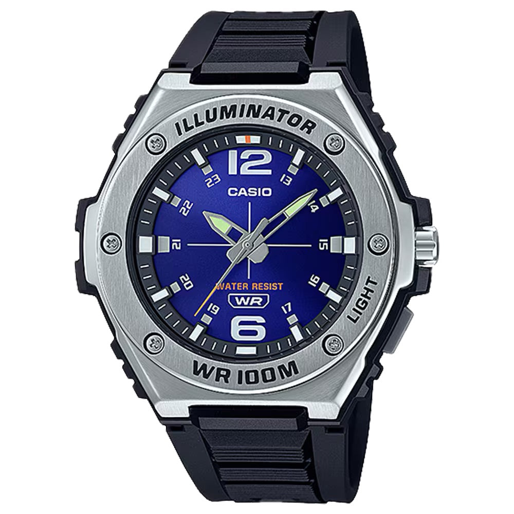 Casio Men's Heavy-Duty Sport Watch with Blue Dial - MWA-100H-2AV