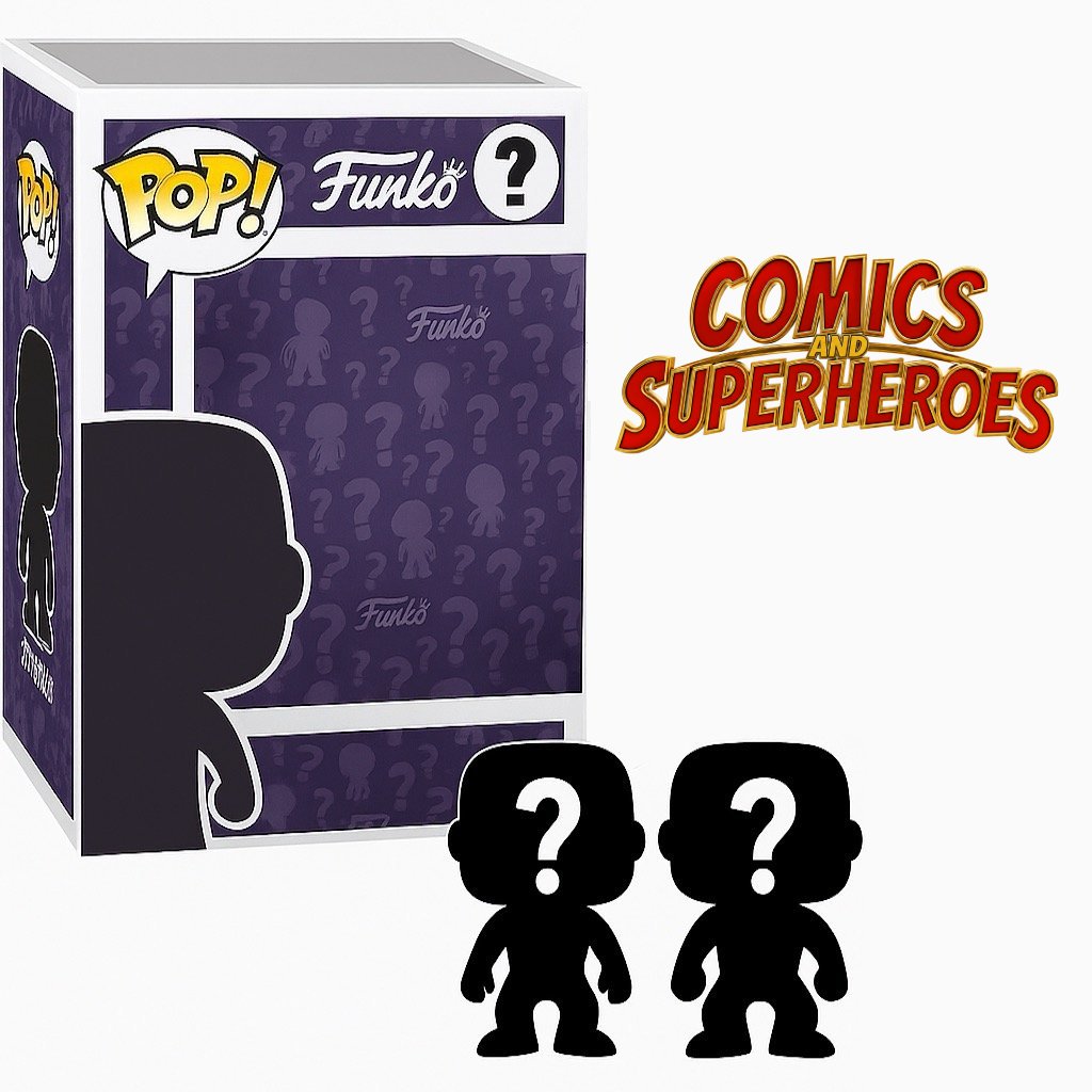Set of 2 Surprise Mystery Comics & Superheroes Funko Pop! Randomly Selected