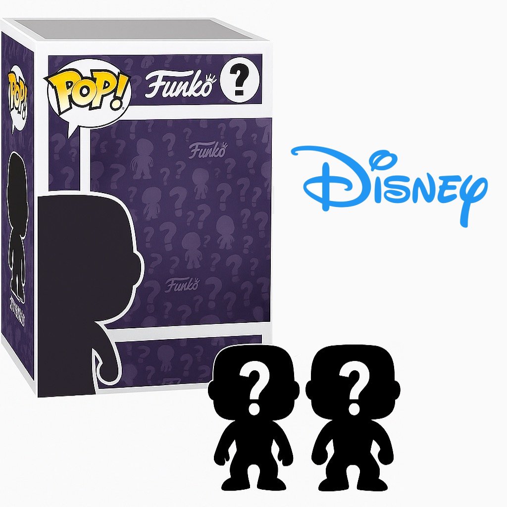 Set of 2 Surprise Mystery Disney Funko Pop! Randomly Selected