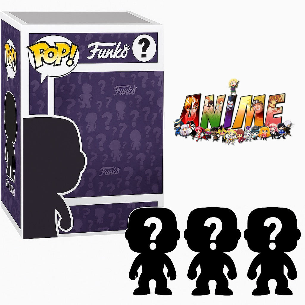Set of 3 Surprise Mystery Anime Funko Pop! Randomly Selected
