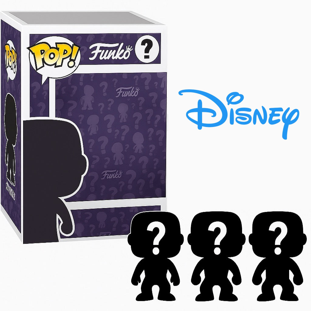 Set of 3 Surprise Mystery Disney Funko Pop! Randomly Selected