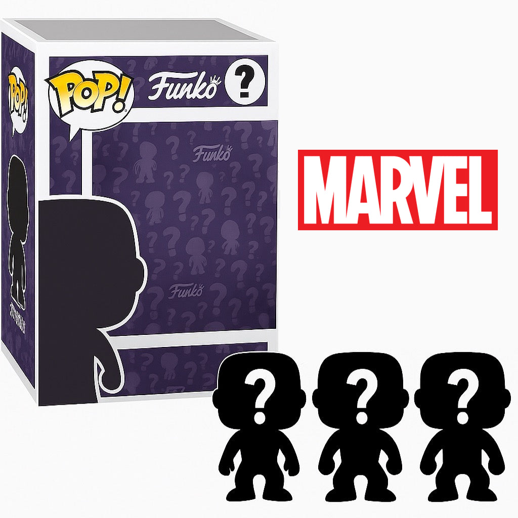 Set of 3 Surprise Mystery Marvel Funko Pop! Randomly Selected
