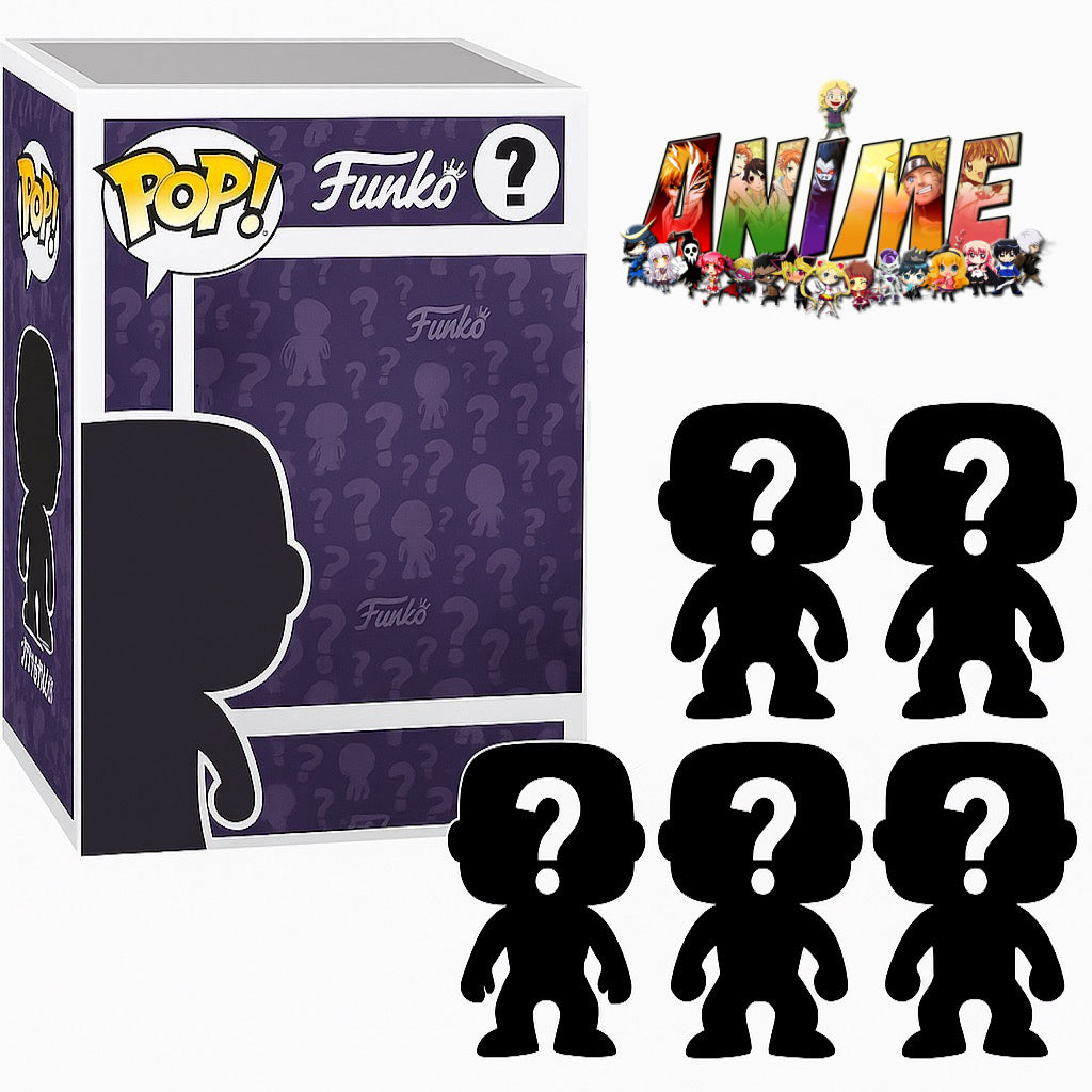 Pack of 5 Surprise Mystery Anime Funko Pop! Randomly Selected