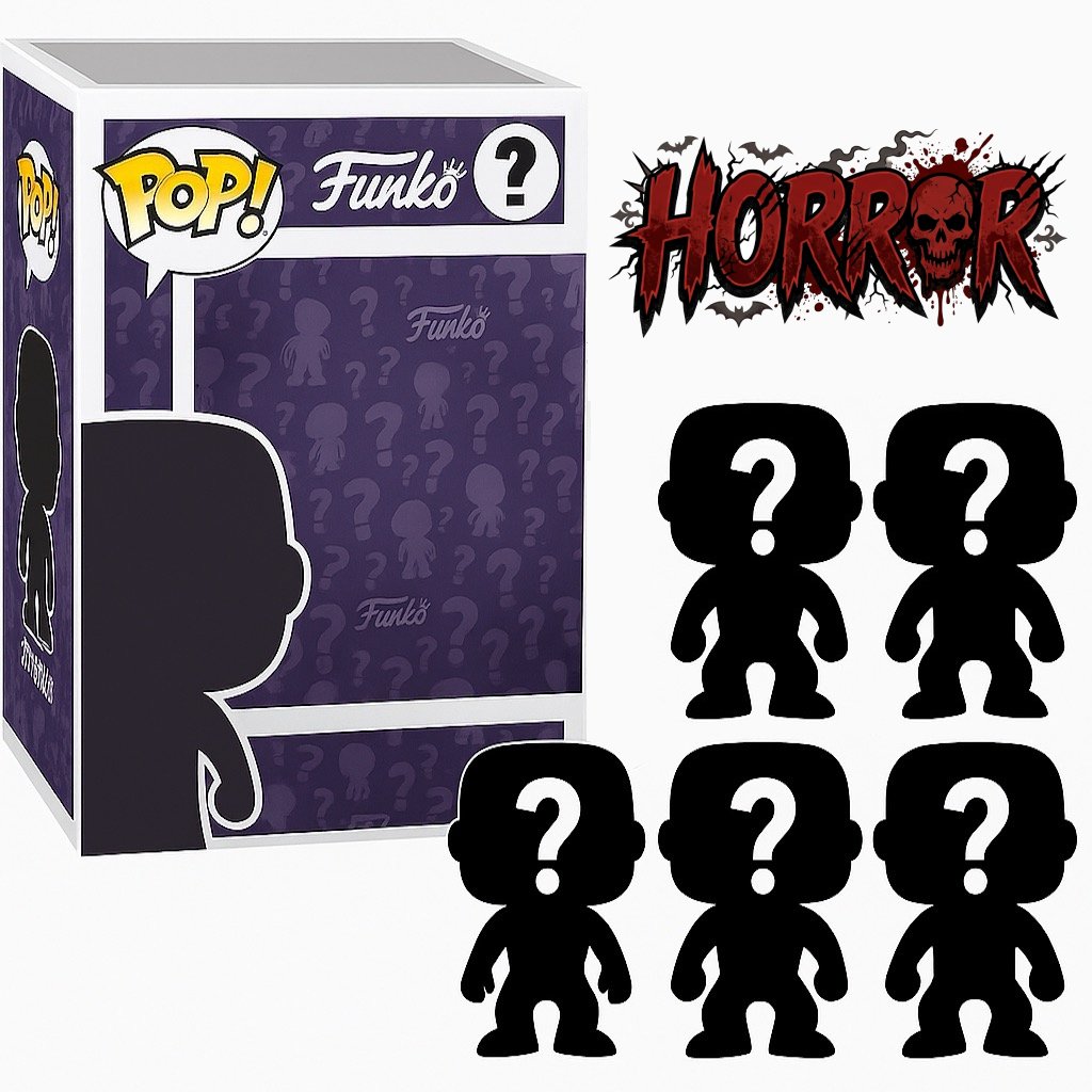 Pack of 5 Surprise Mystery Horror Funko Pop! Randomly Selected