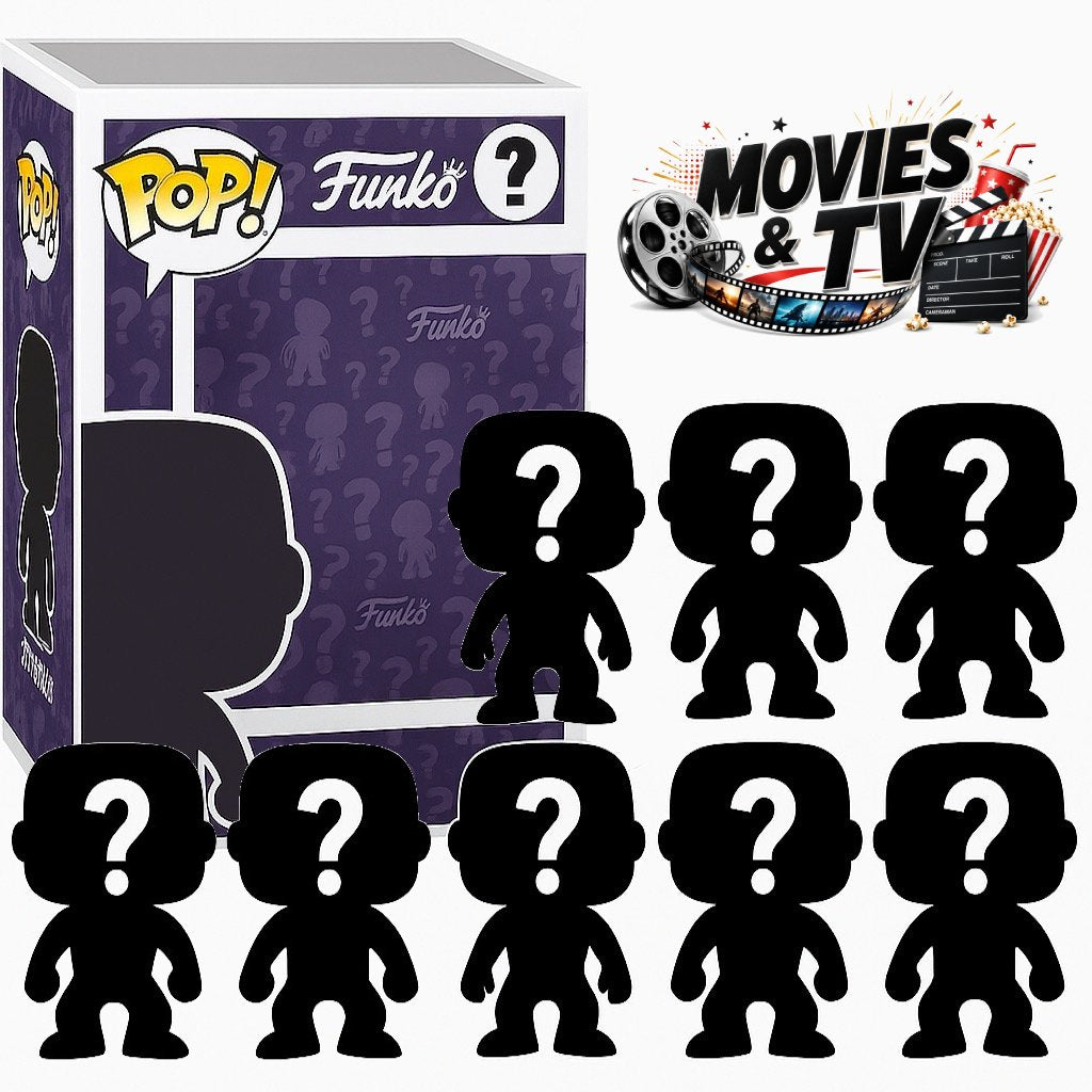 Pack of 8 Surprise Mystery Movies & TV Funko Pop! Randomly Selected